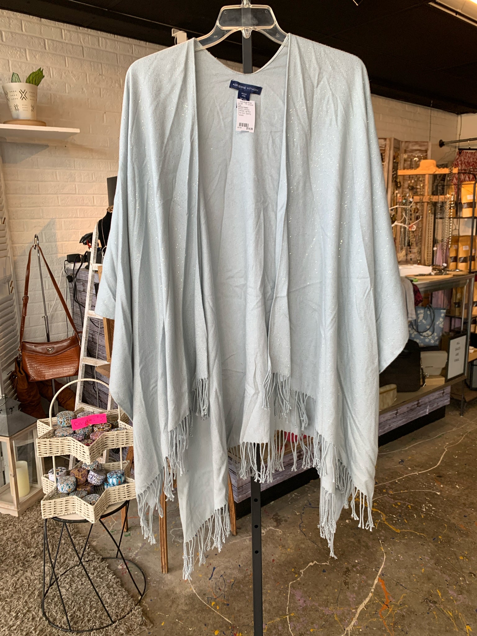 Adrienne Vittadini Light Blue Shawl