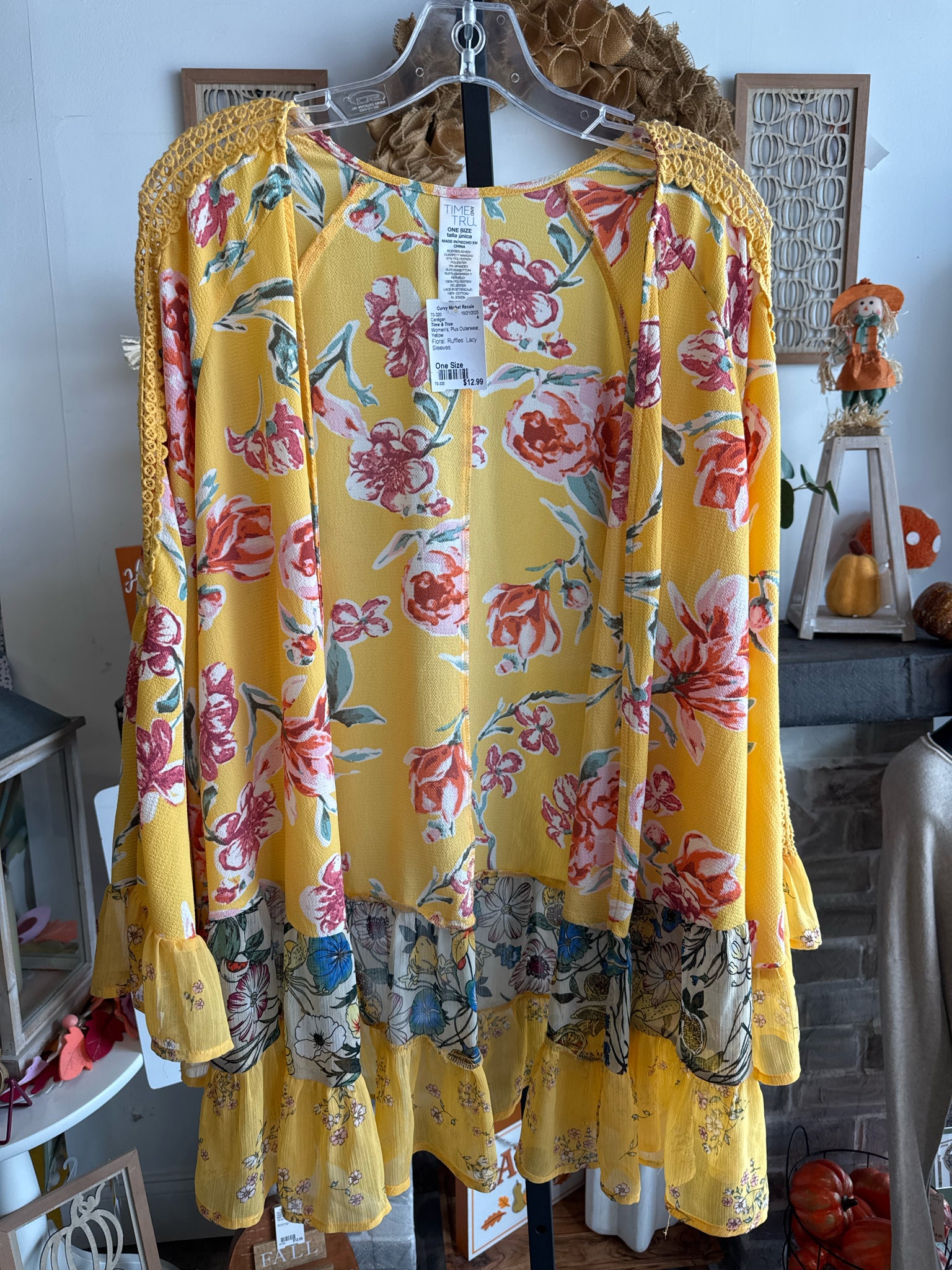 Time & True Plus Outerwear Size One Size Cardigan