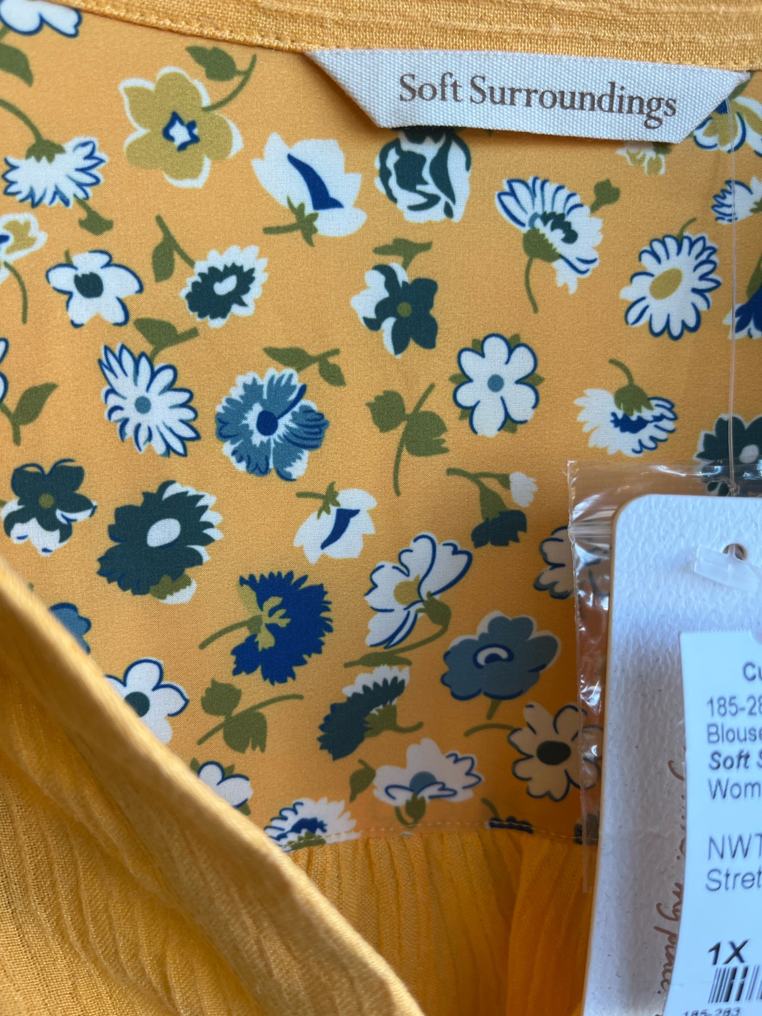 Soft Surroundings Plus Tops Size 1X Blouse