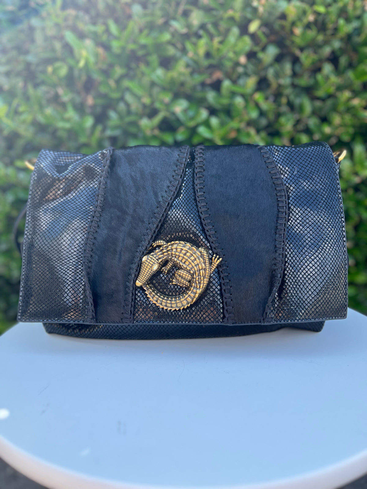 Sharif Black Purse