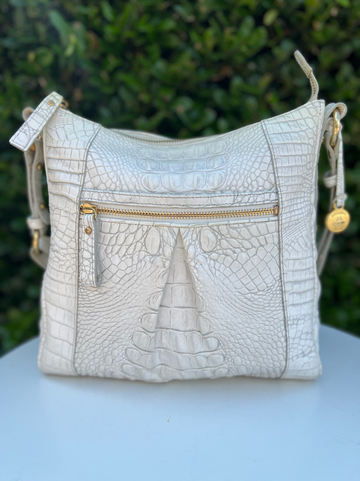 Brahmin Ivory Purse