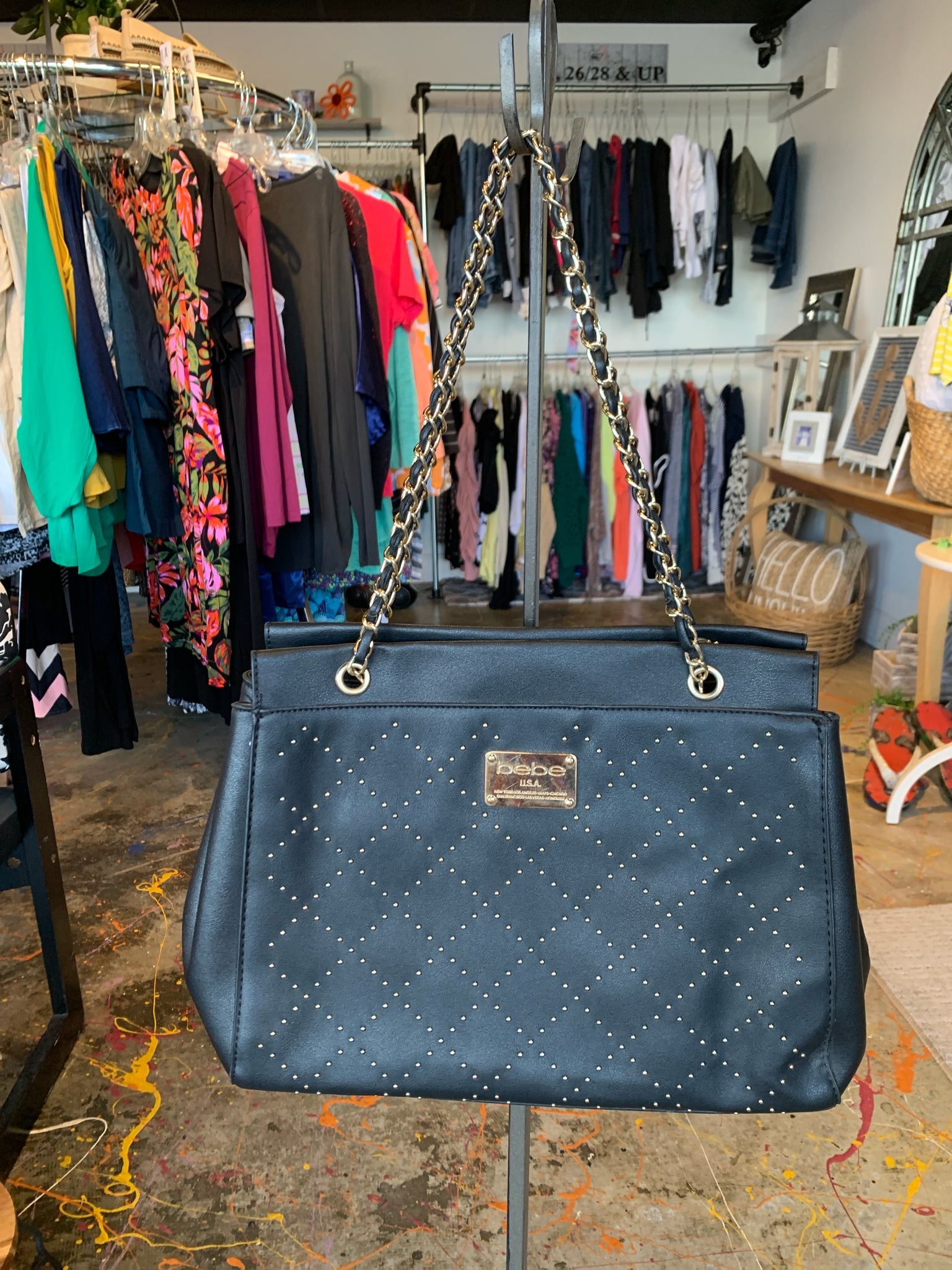 Bebe Black Purse