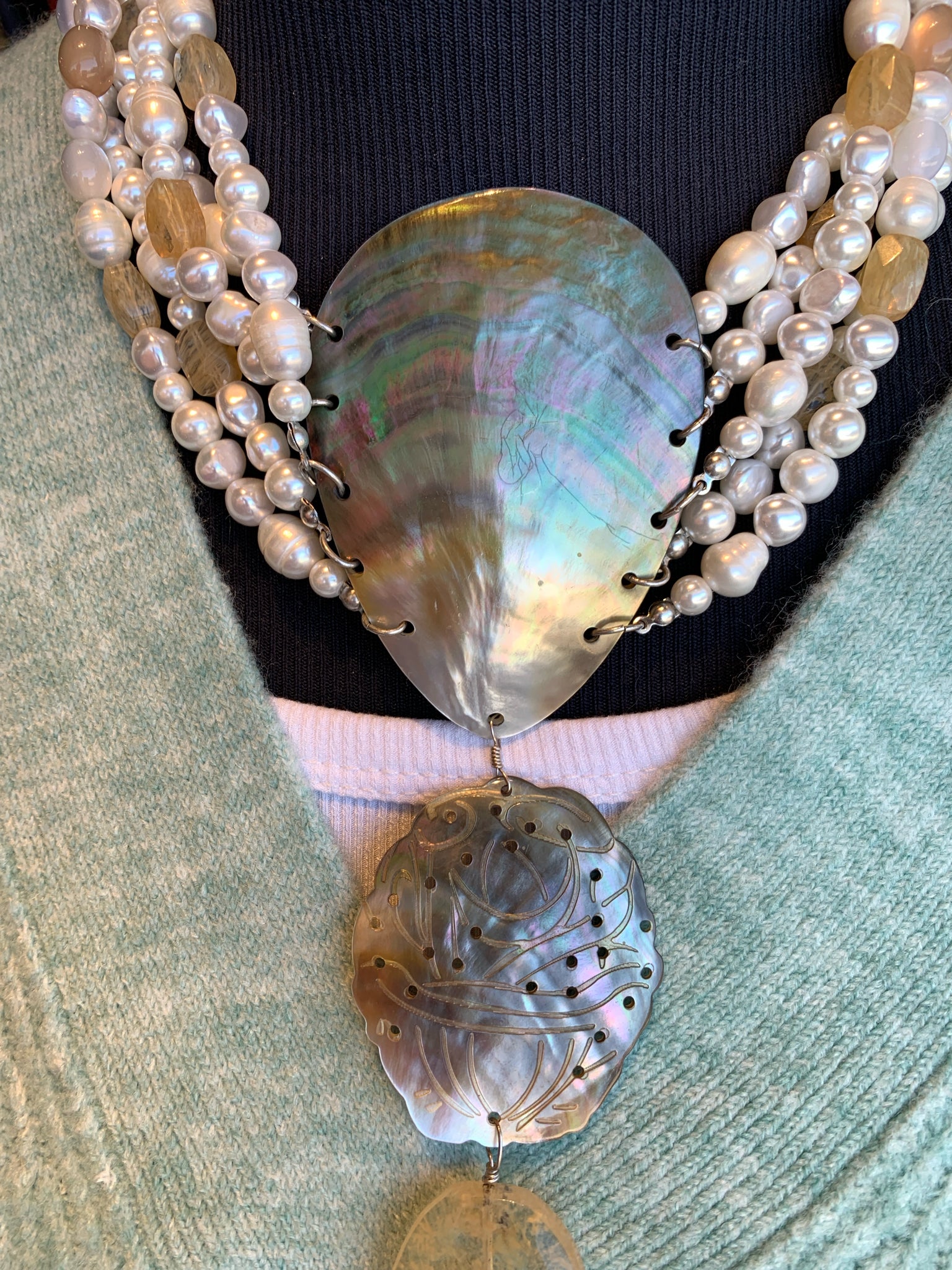 Chicos White Necklace