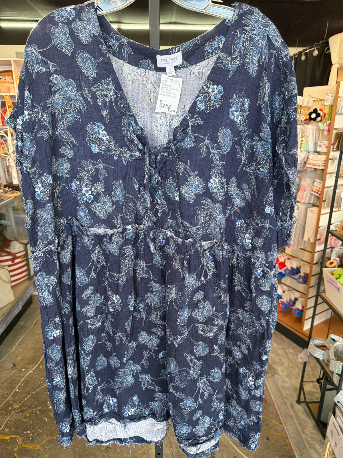 TRUE CRAFT Plus Tops Size 3X Blouse