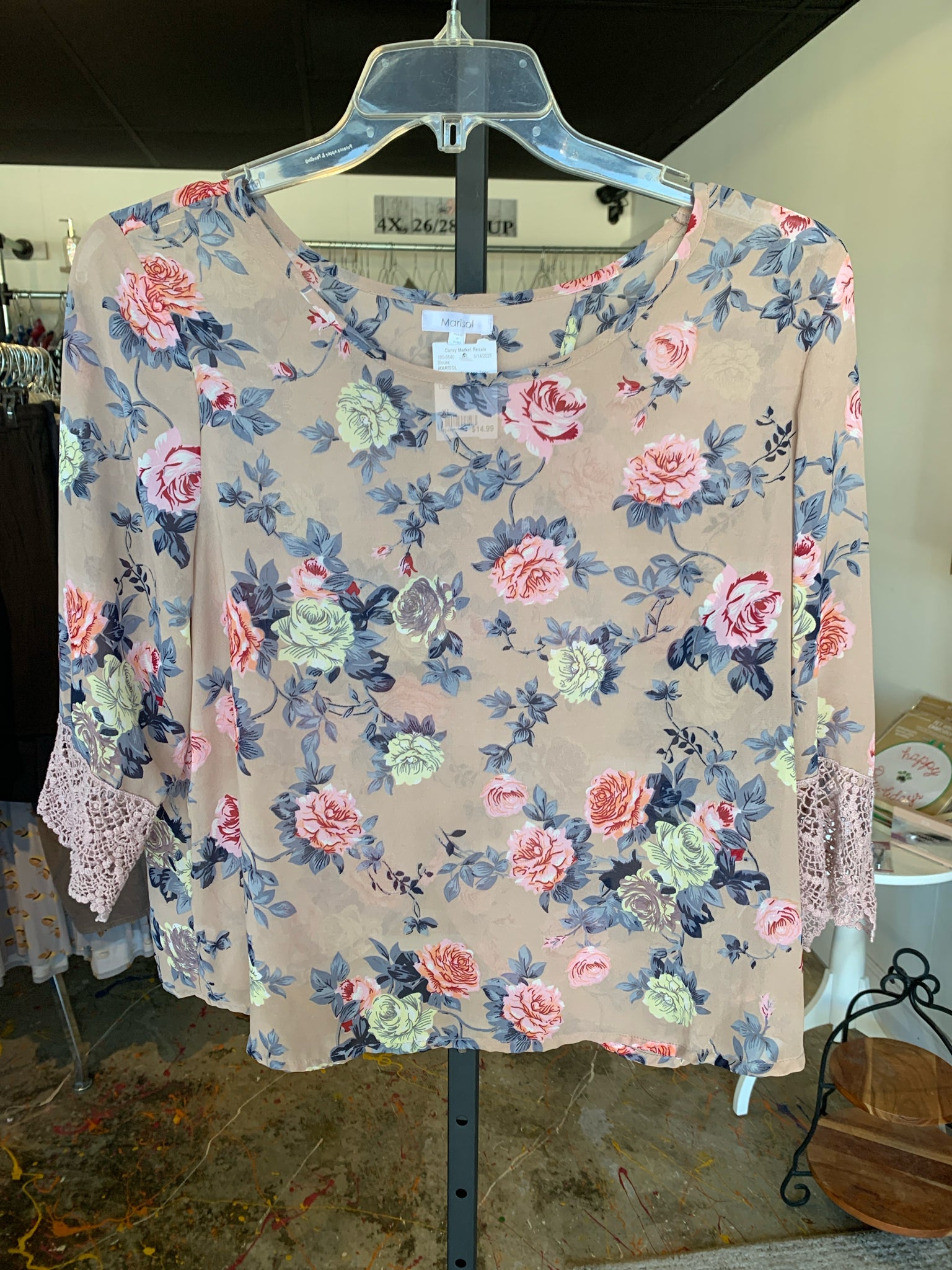 MARISOL Womens Tops Size XL Blouse