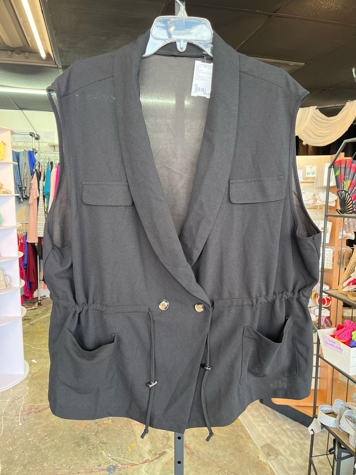 No Brand Plus Outerwear Size 5X Vest