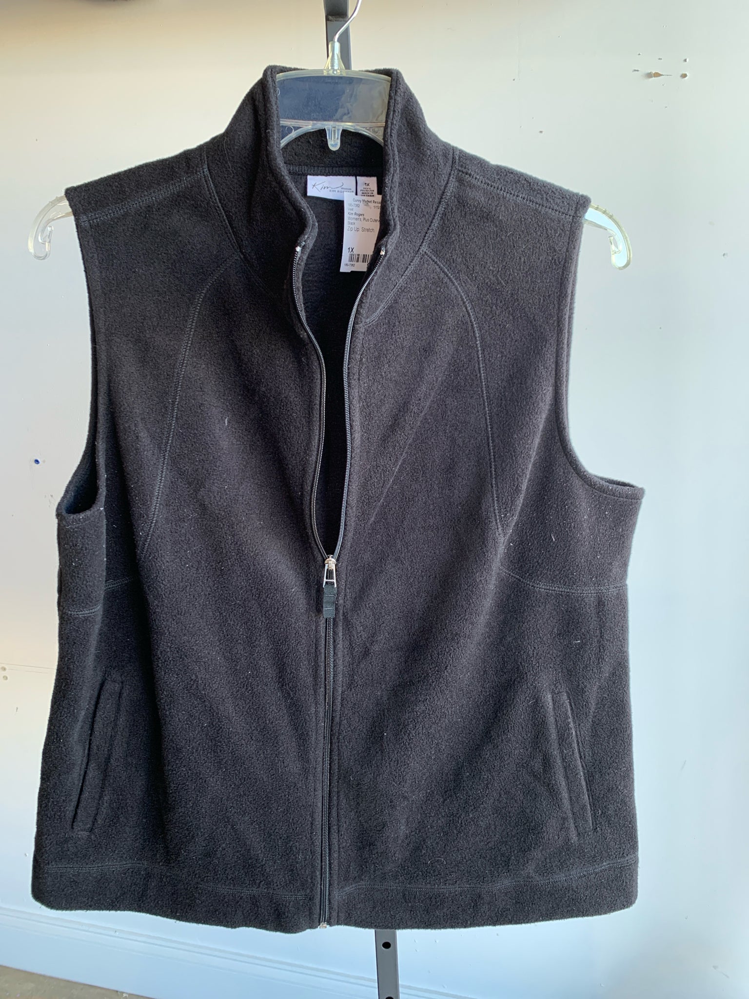 Kim Rogers Plus Outerwear Size 1X Vest