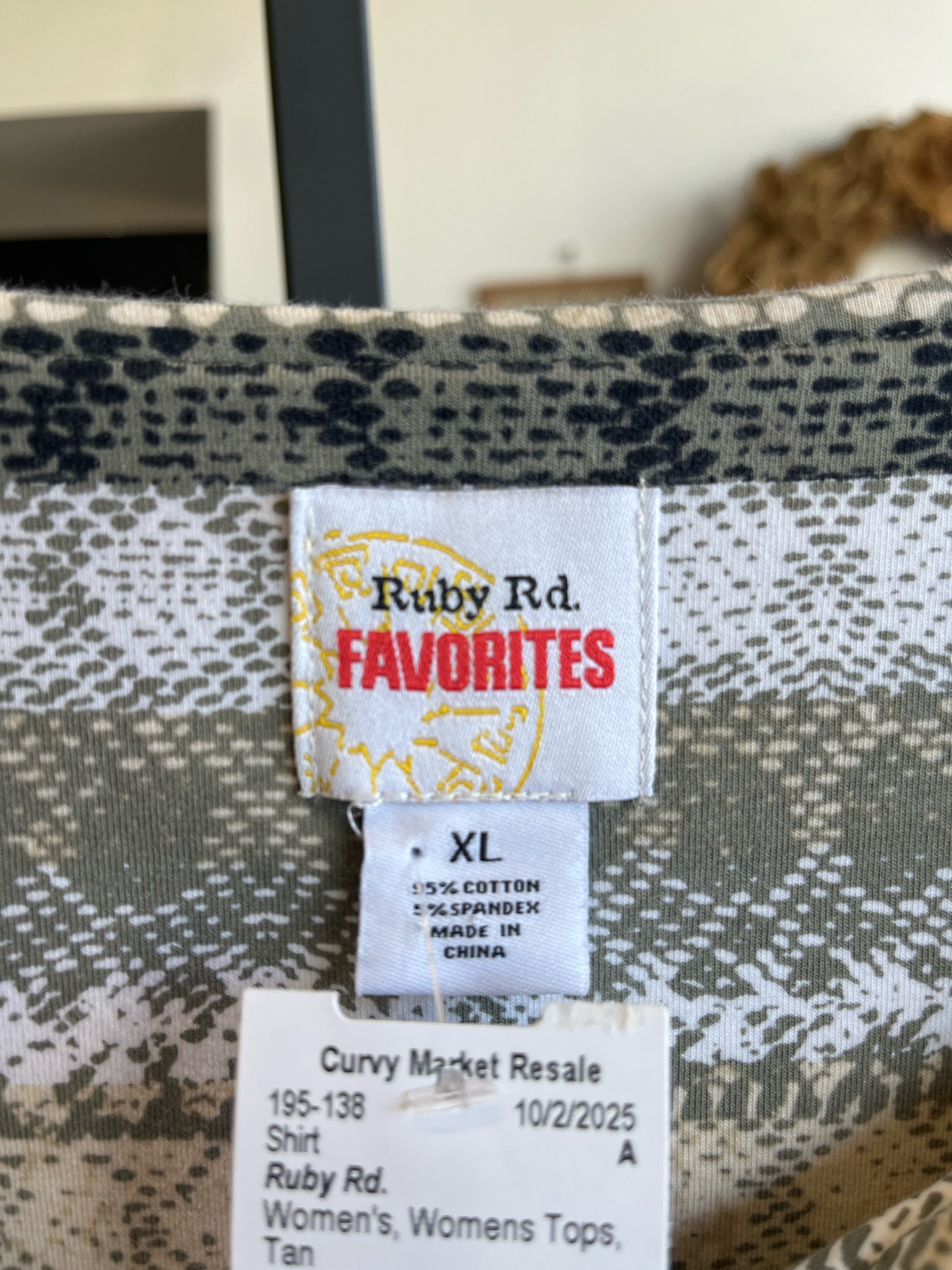 Ruby Rd. Womens Tops Size XL Shirt