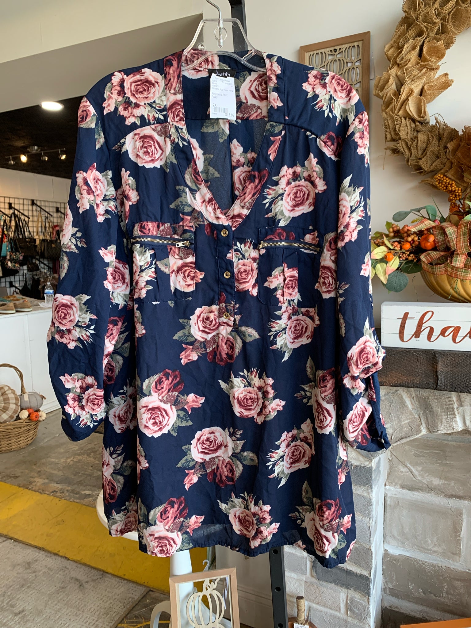 JUSTIFY Plus Tops Size 2X Blouse