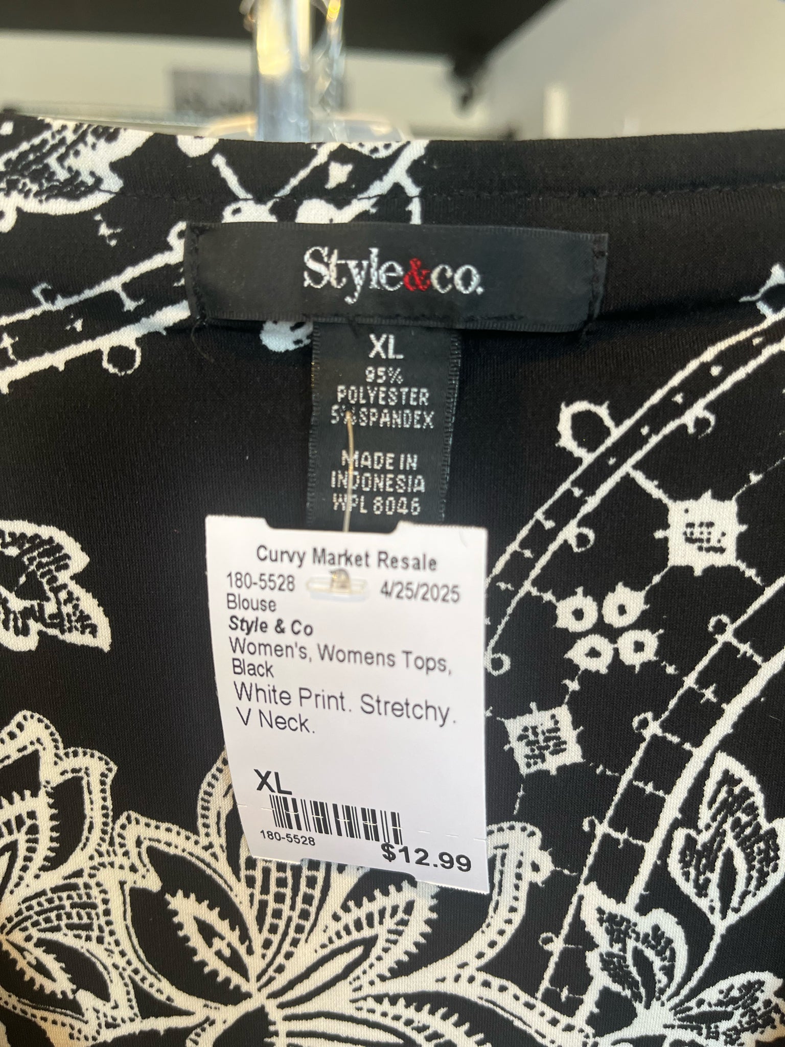 Style & Co Womens Tops Size XL Blouse