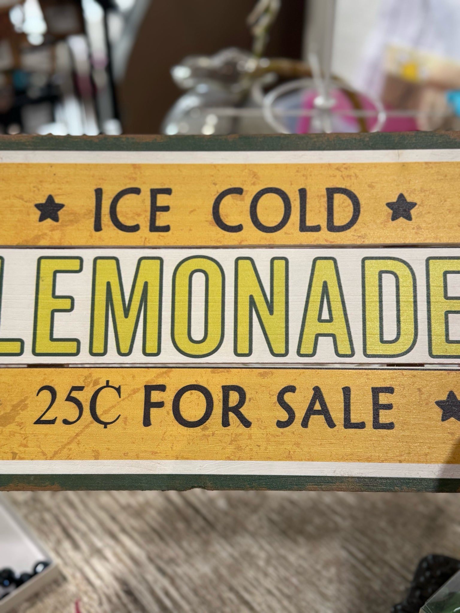 No Brand Home decor lemonade sign