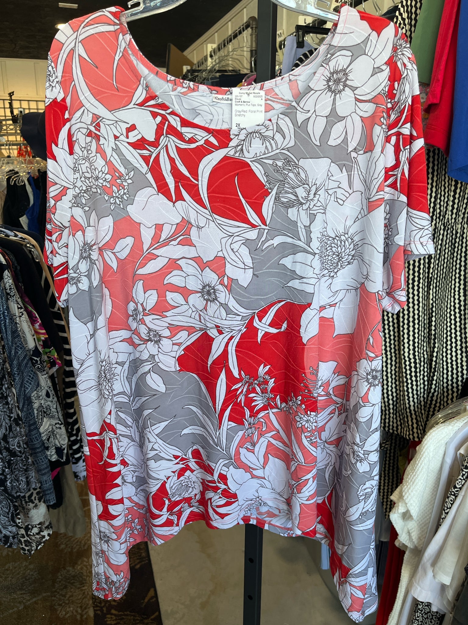 Croft & Barrow Plus Tops Size 2X Blouse