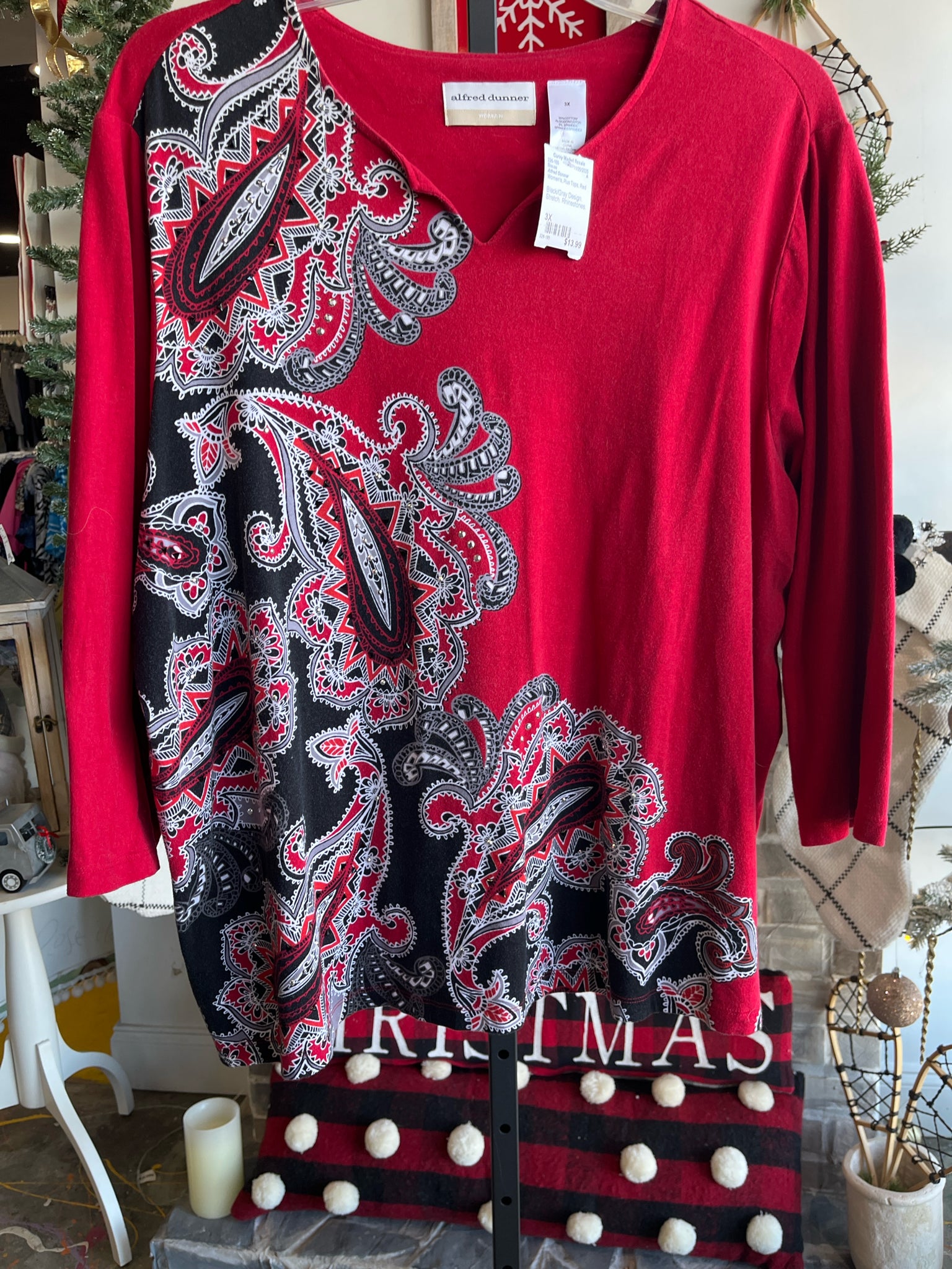 Alfred Dunner Plus Tops Size 3X Blouse