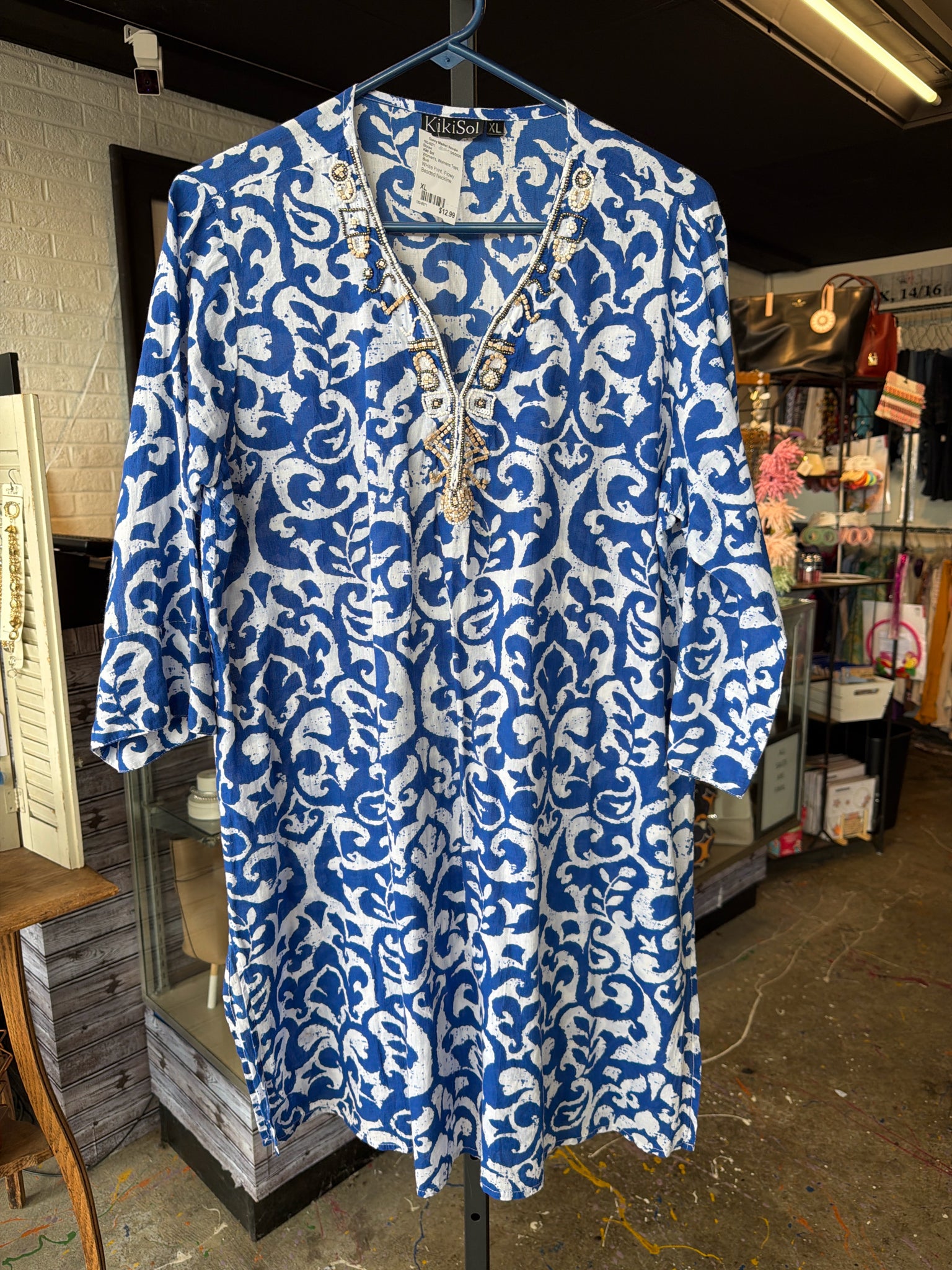 Kiki Sol Womens Tops Size XL Blouse