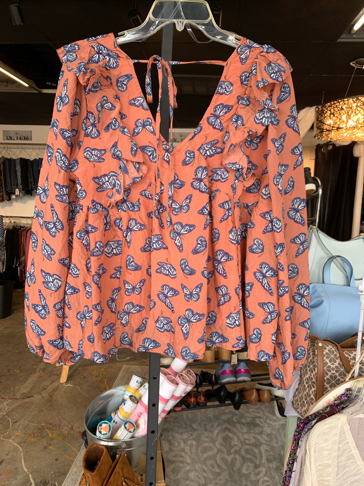 SIMPLY SOUTHERN Womens Tops Size L Blouse