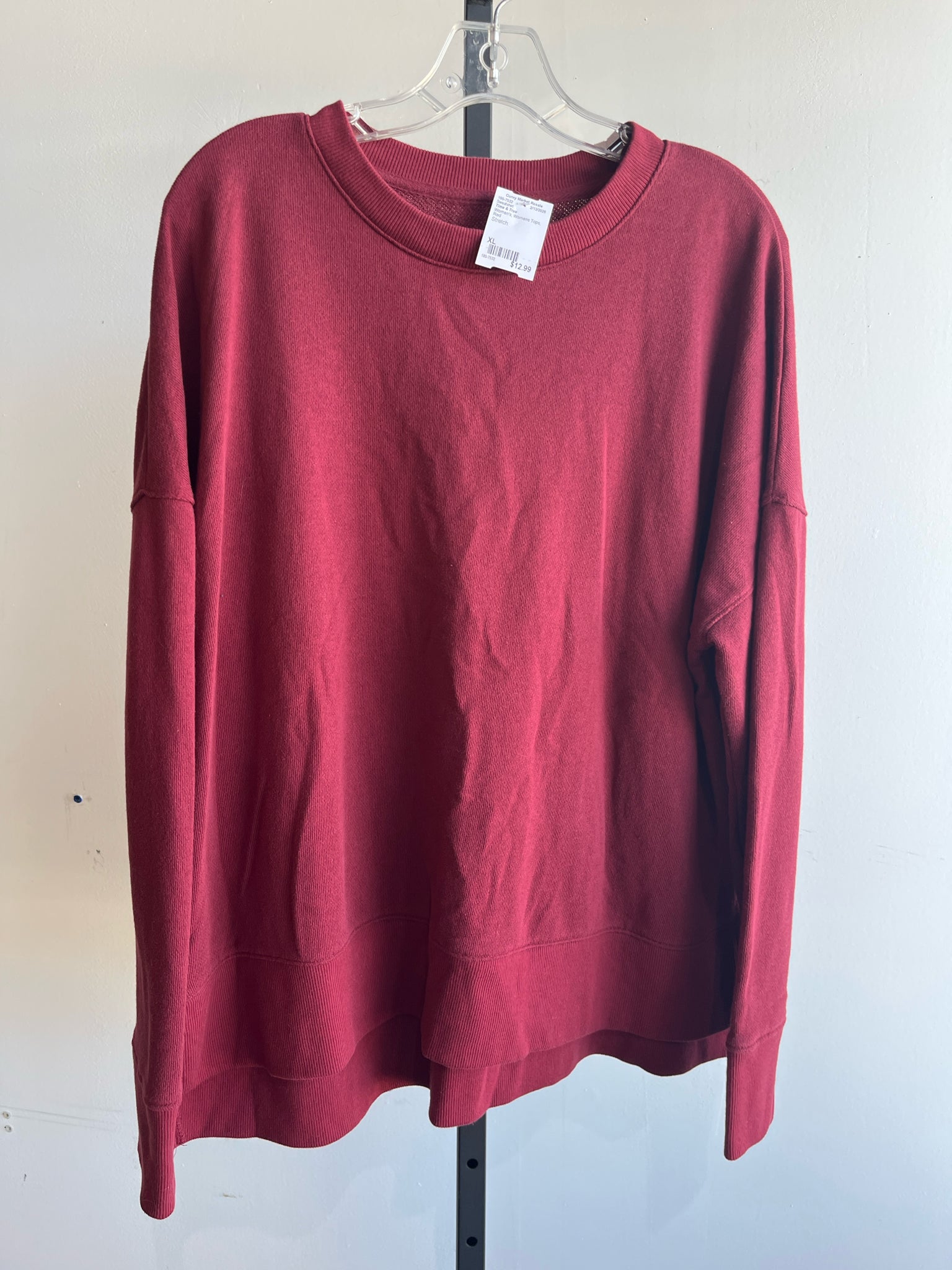 Time & True Womens Tops Size XL Sweatshirt
