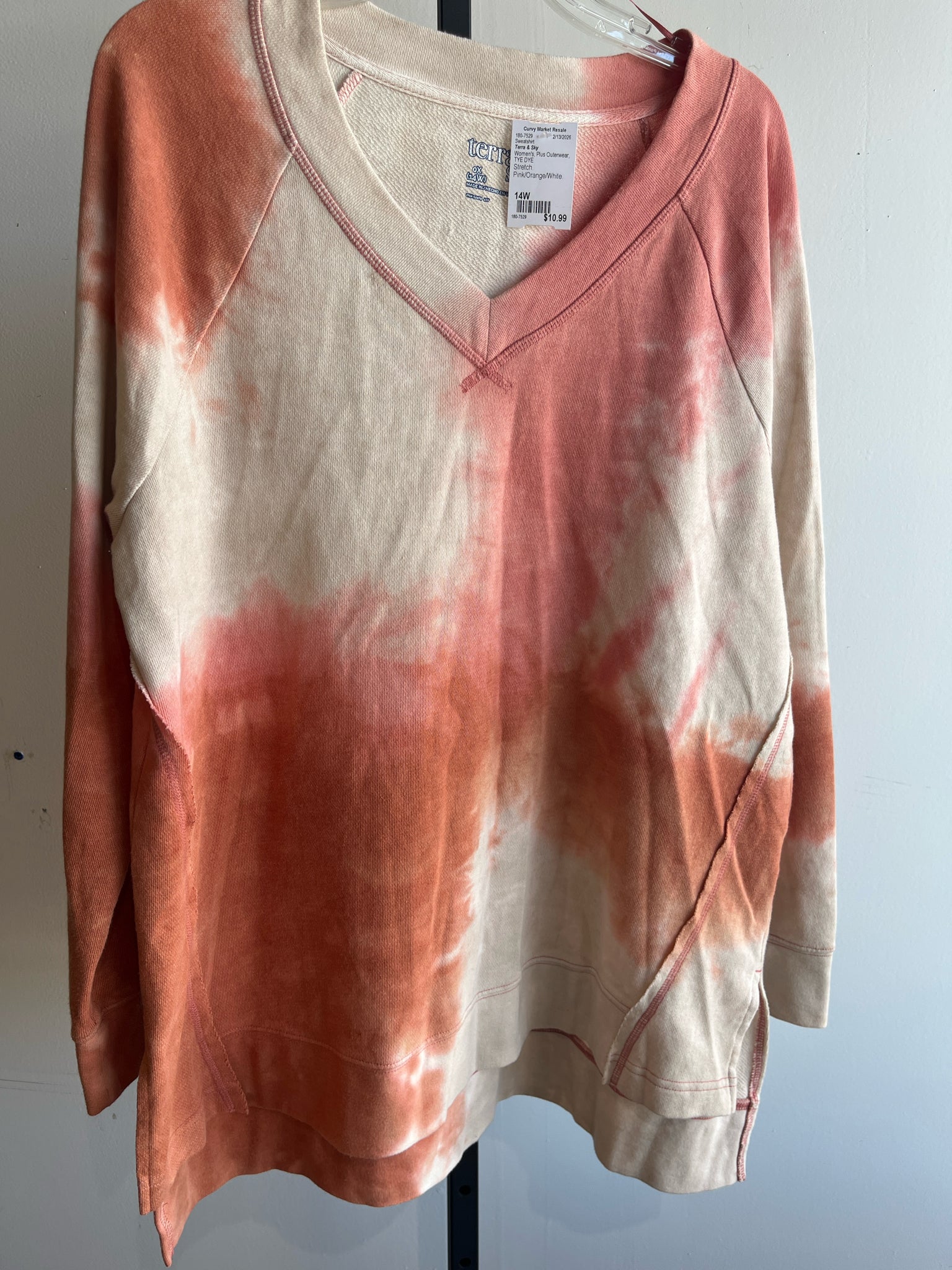 Terra & Sky Plus Outerwear Size 14W Sweatshirt