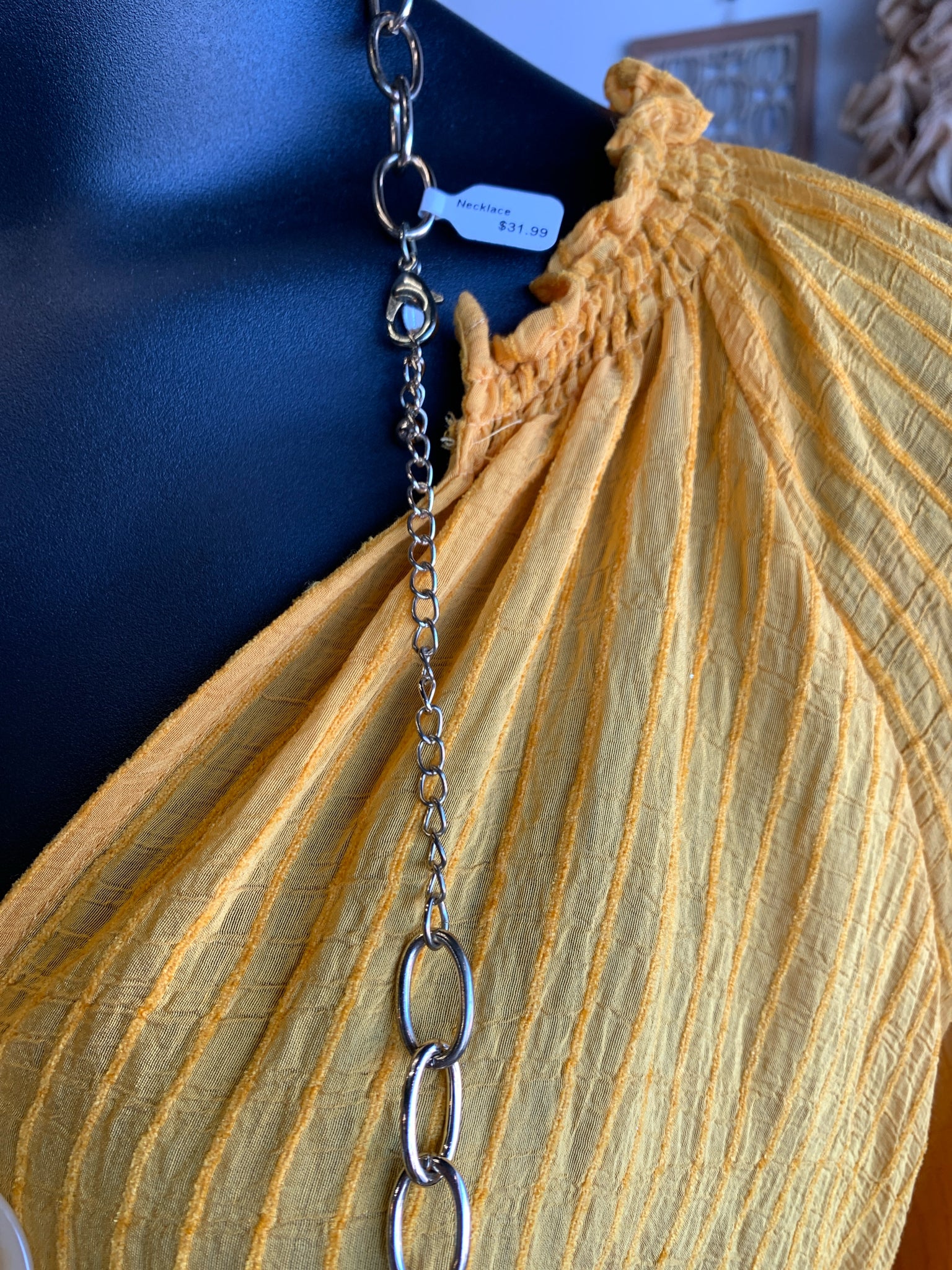 Chicos Yellow Necklace