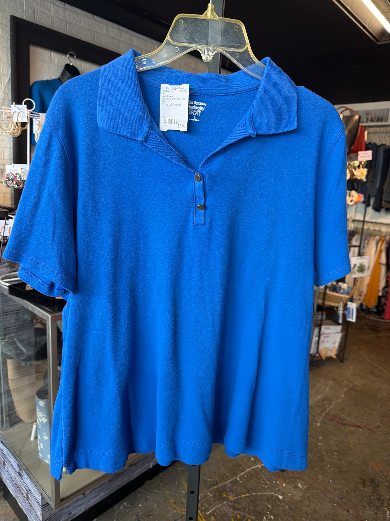 Kim Rogers Womens Tops Size L Shirt