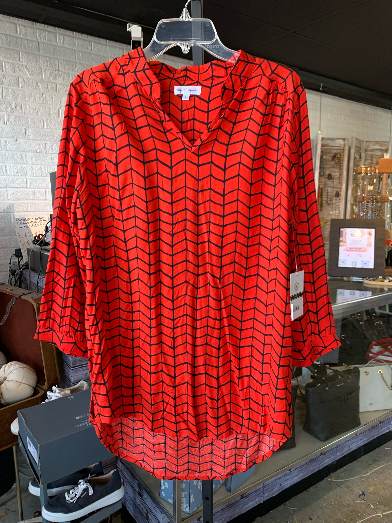 Stewart Simmons Womens Tops Size L Blouse