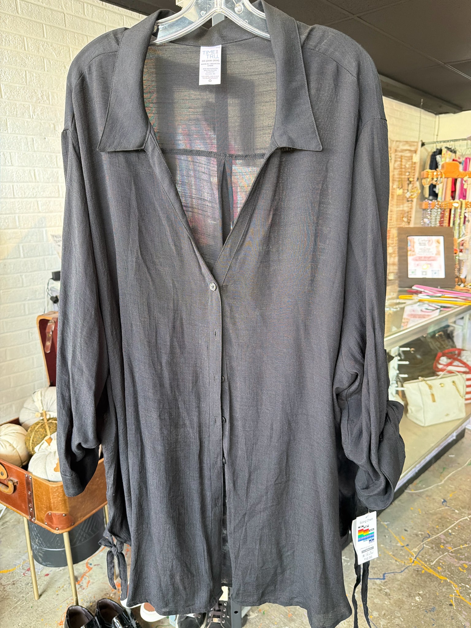 Time & True Plus Tops Size 24/26 Blouse