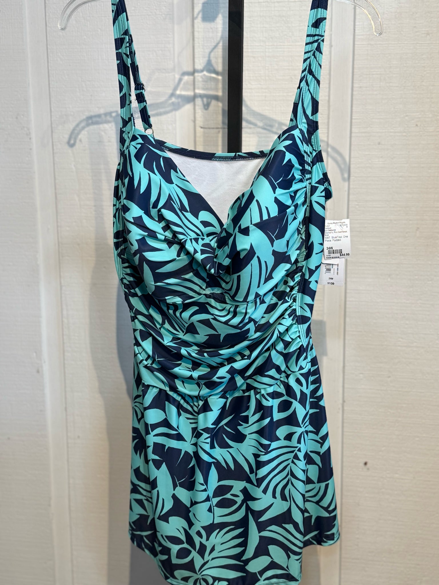 Liz Claiborne Plus Swimwear Size 24W Swimsuit