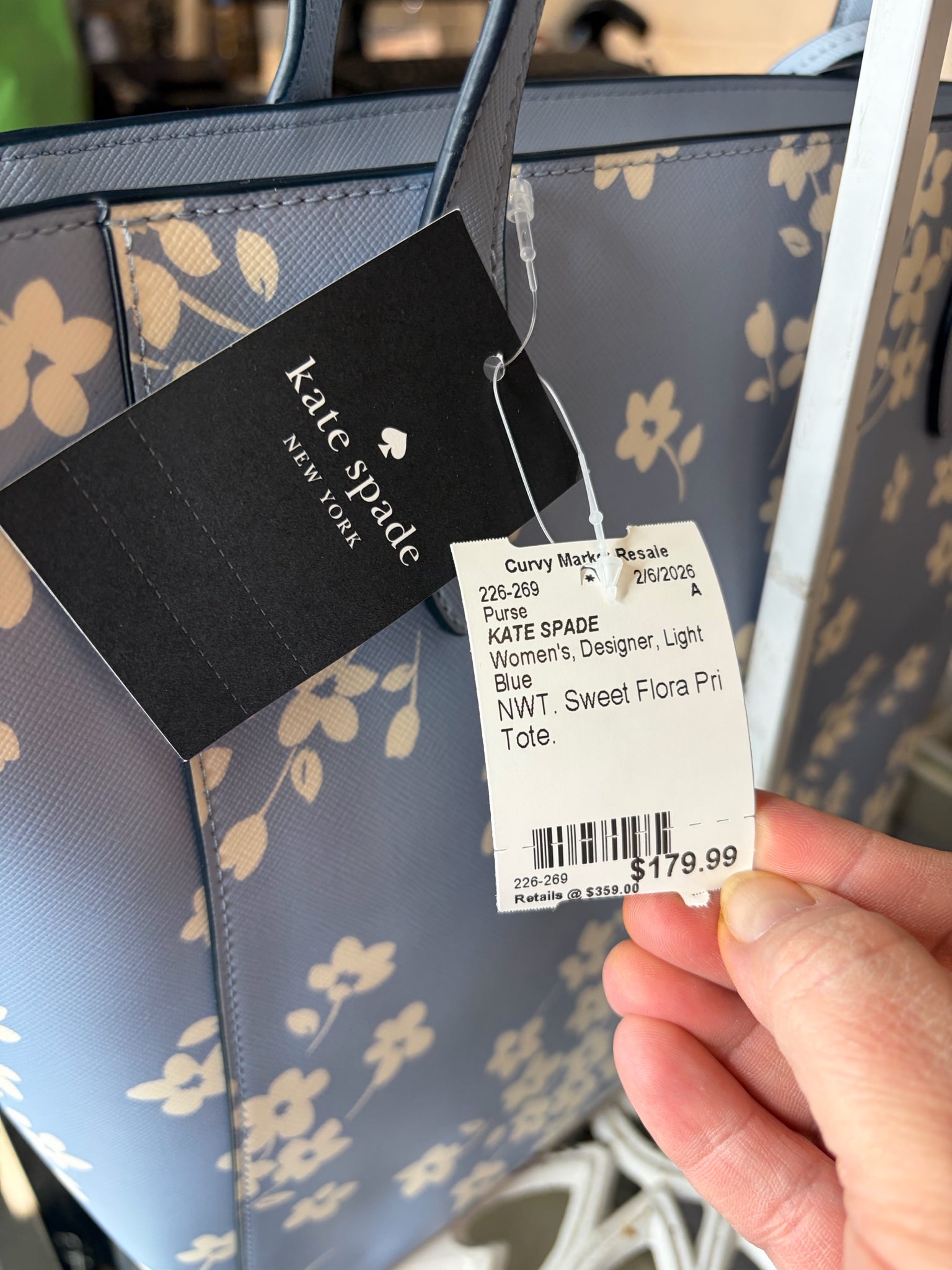 KATE SPADE Light Blue Purse