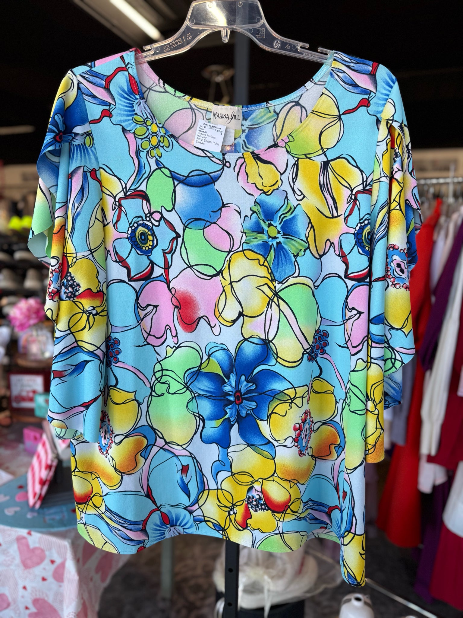 Marisa Jill Plus Tops Size 3X Blouse