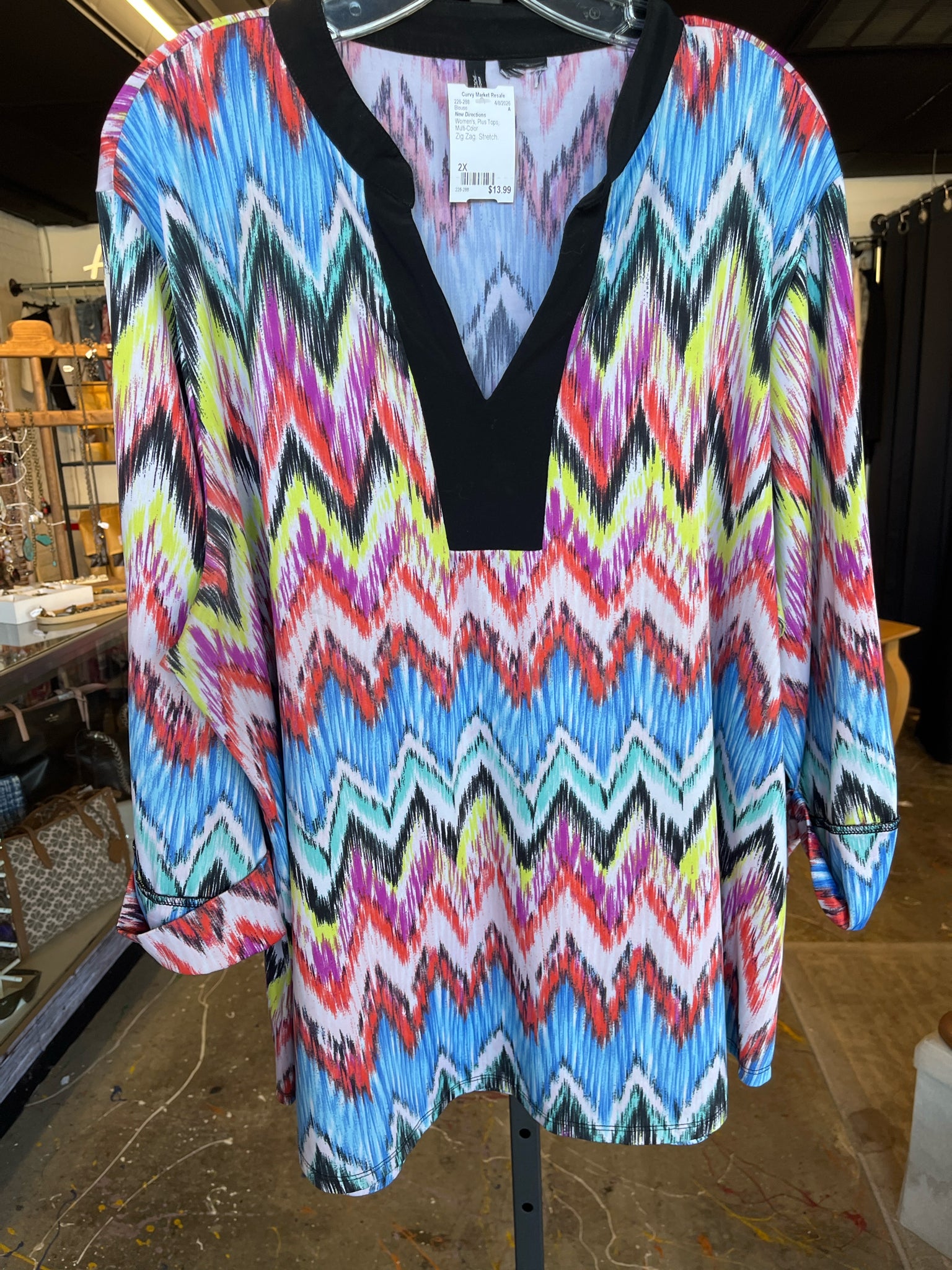 New Directions Plus Tops Size 2X Blouse