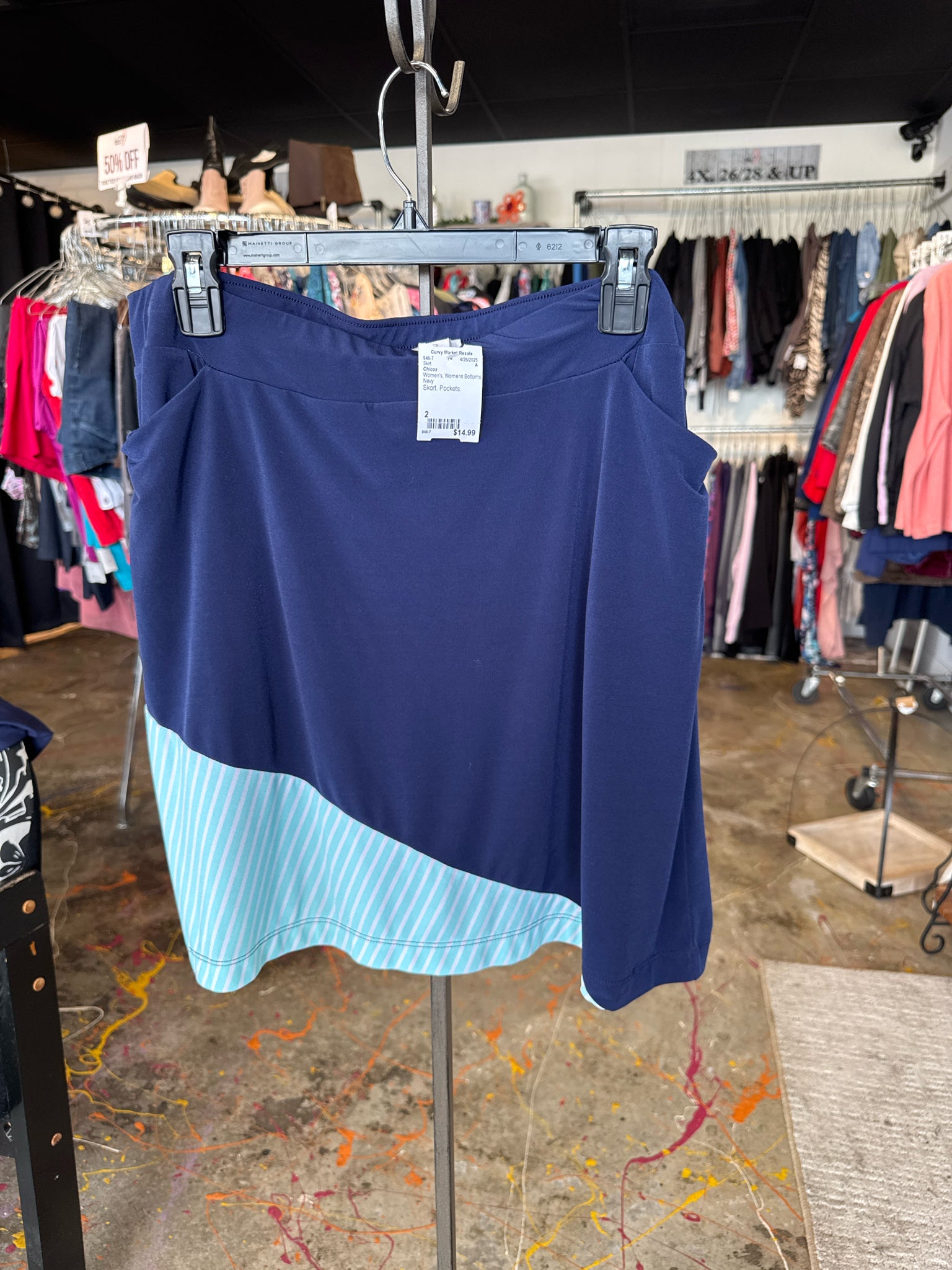 Chicos Womens Bottoms Size 2 Skirt