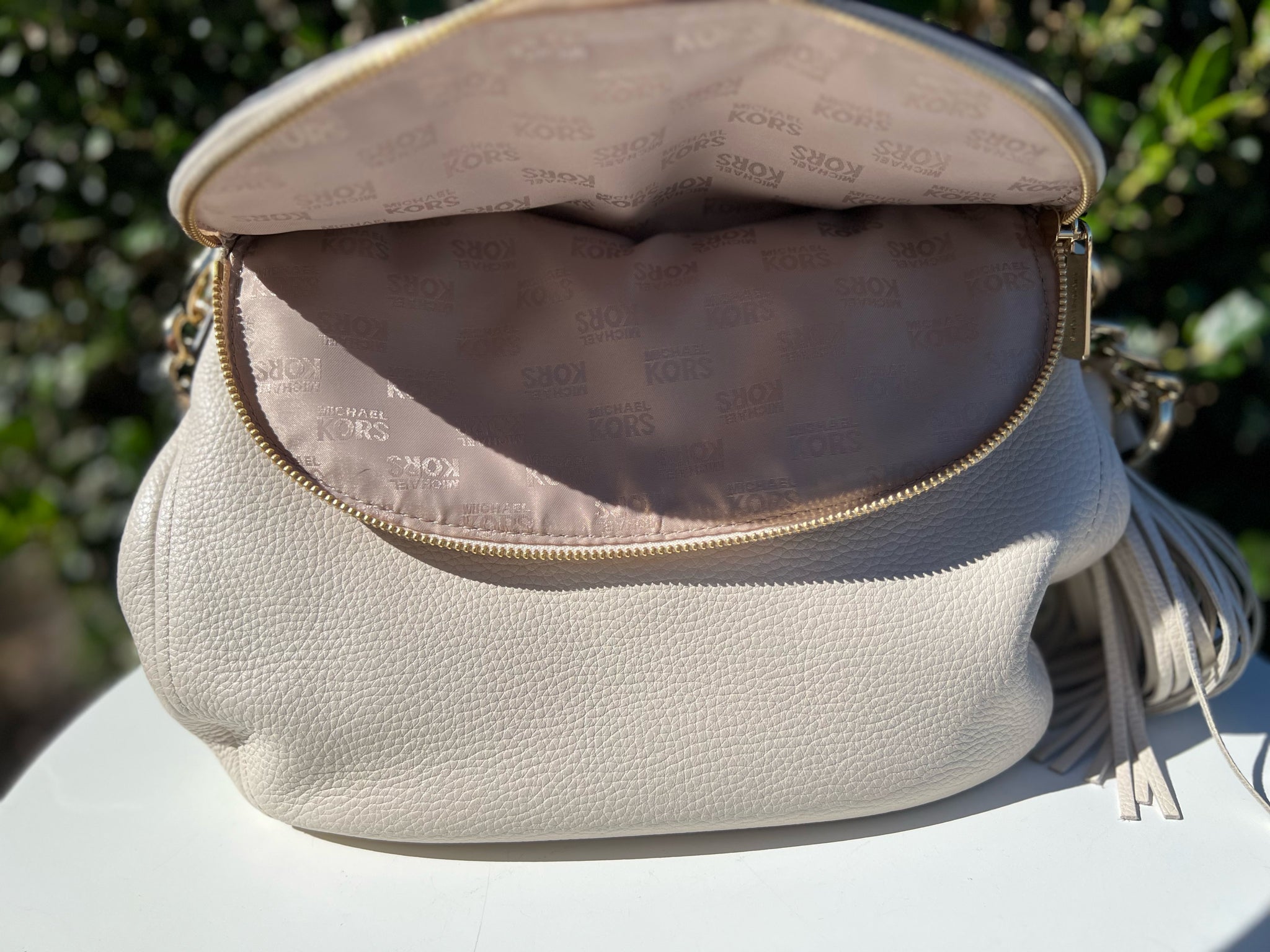 Michael Kors Cream Purse