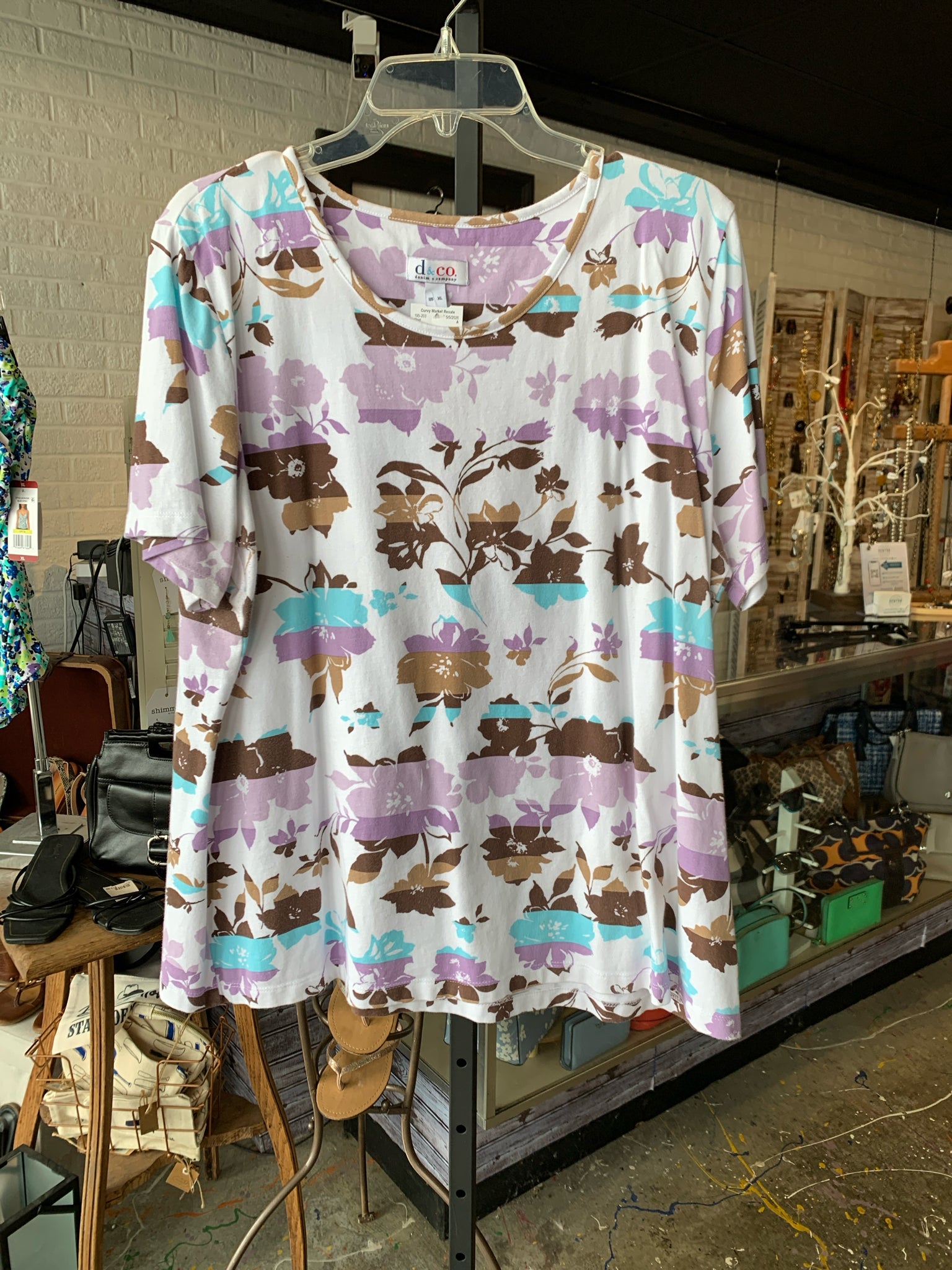 D & Co Womens Tops Size XL Shirt