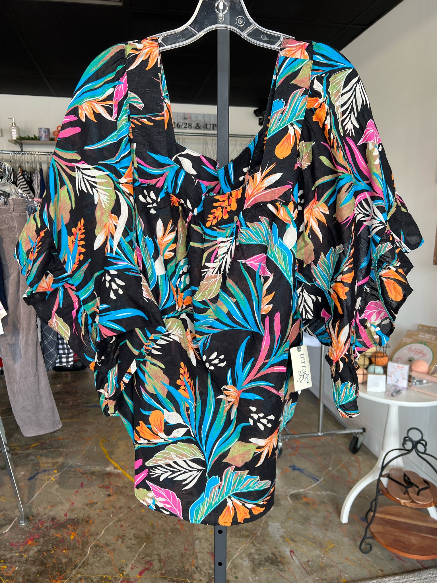 Terra & Sky Plus Tops Size 3X Blouse