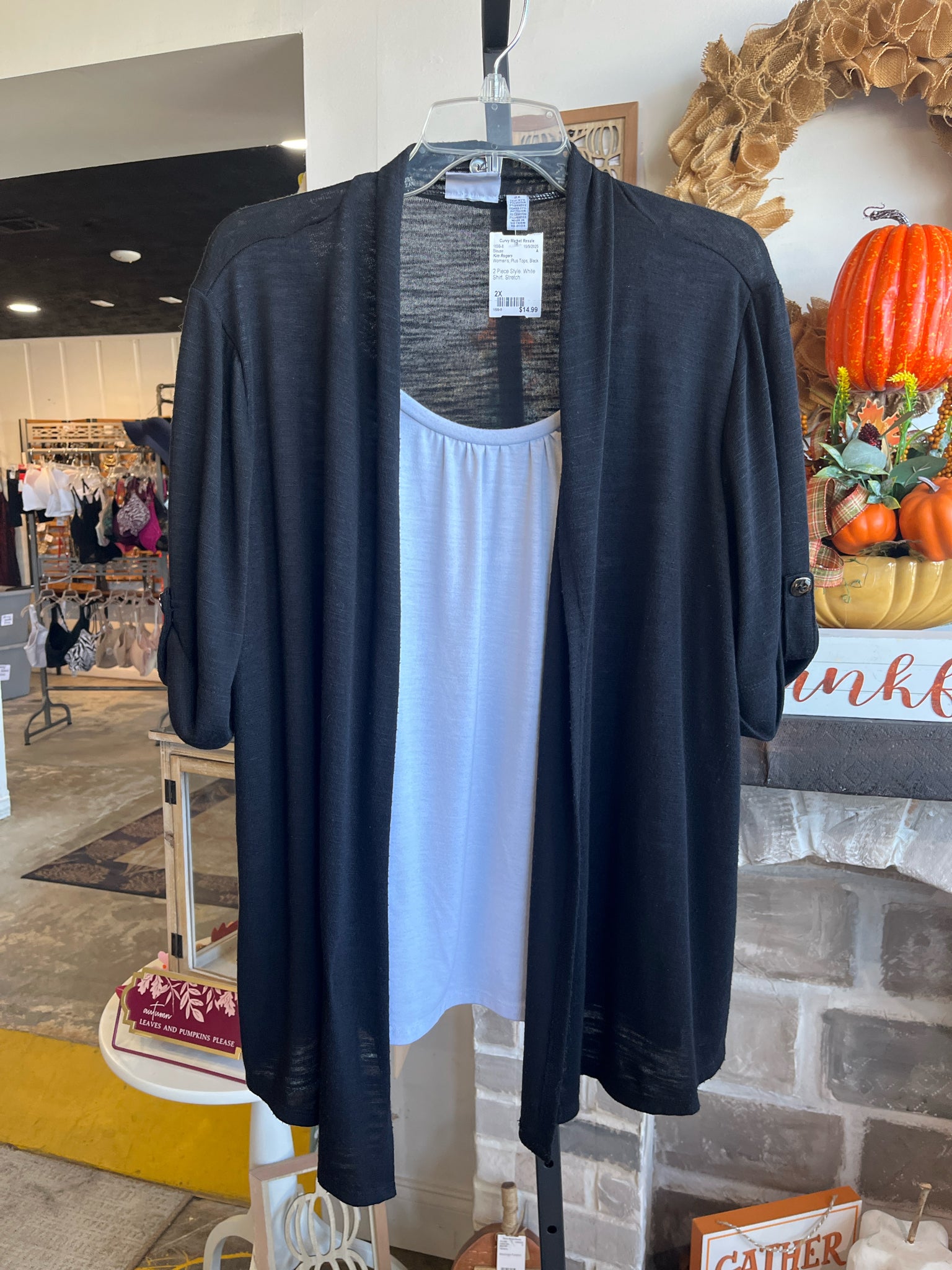 Kim Rogers Plus Tops Size 2X Blouse