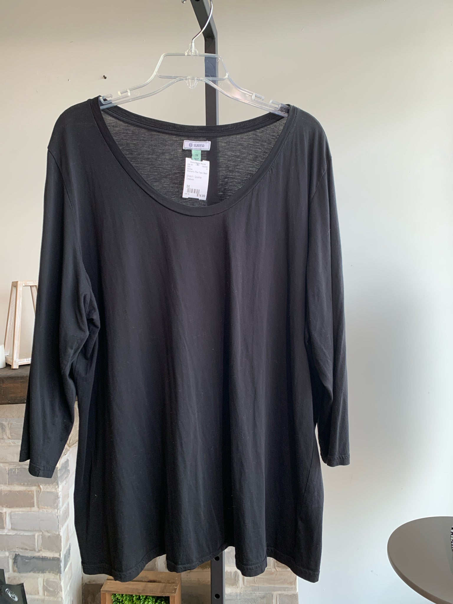 Susina Plus Tops Size 3X Shirt