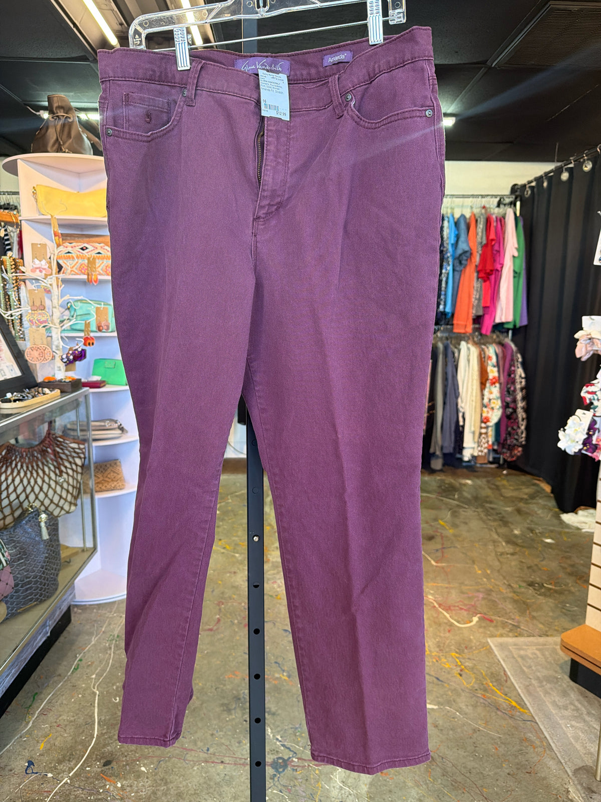 GLORIA VANDERBILT Plus Bottoms Size 16 Jeans