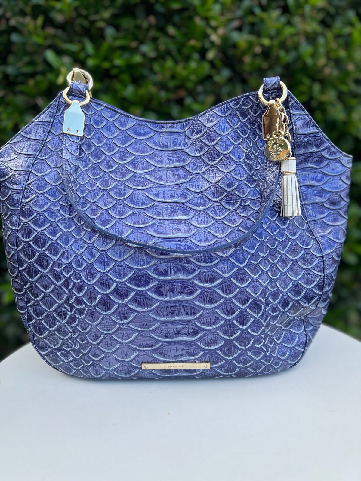 Brahmin Blue Purse