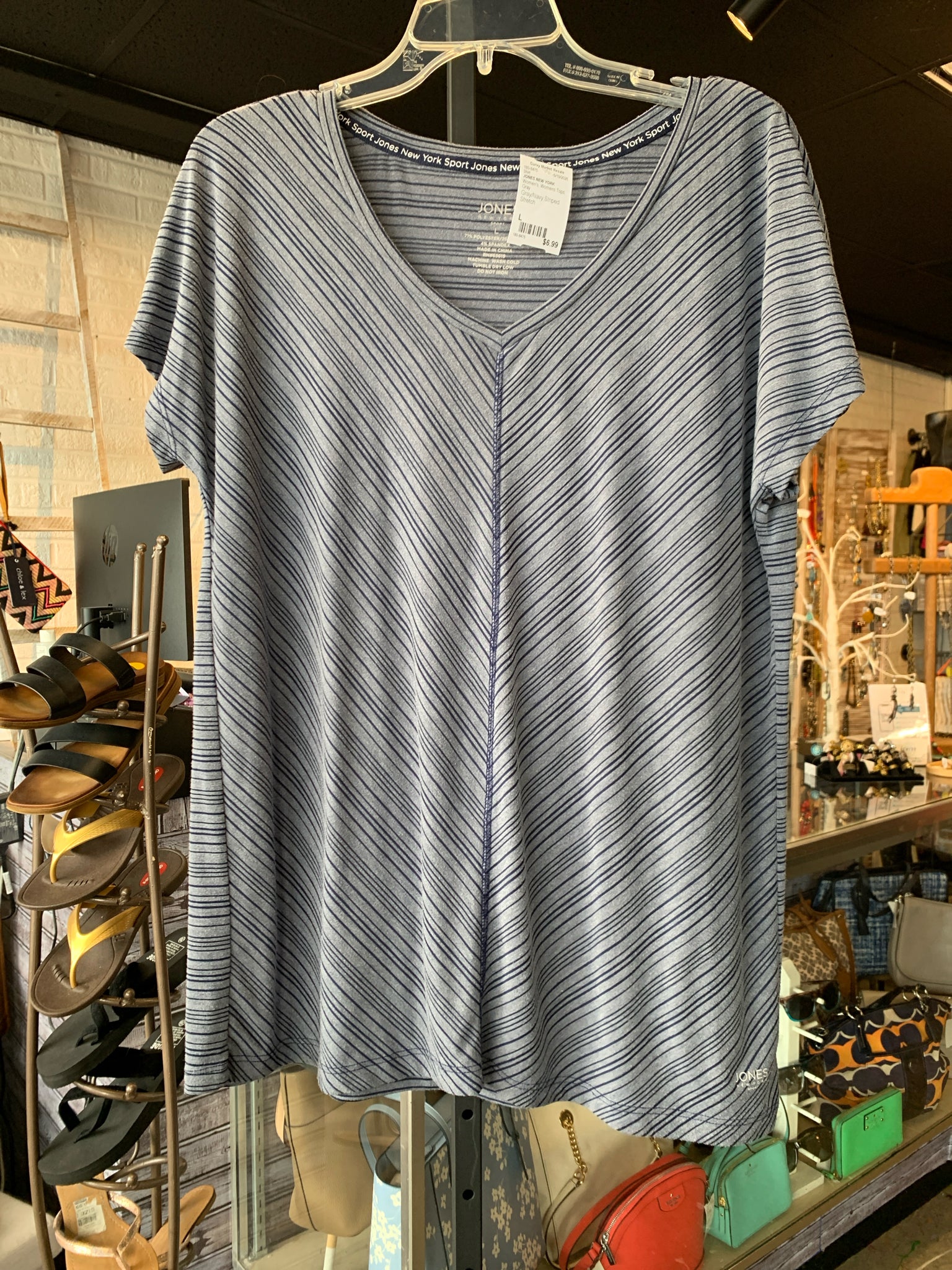 JONES NEW YORK Womens Tops Size L Shirt