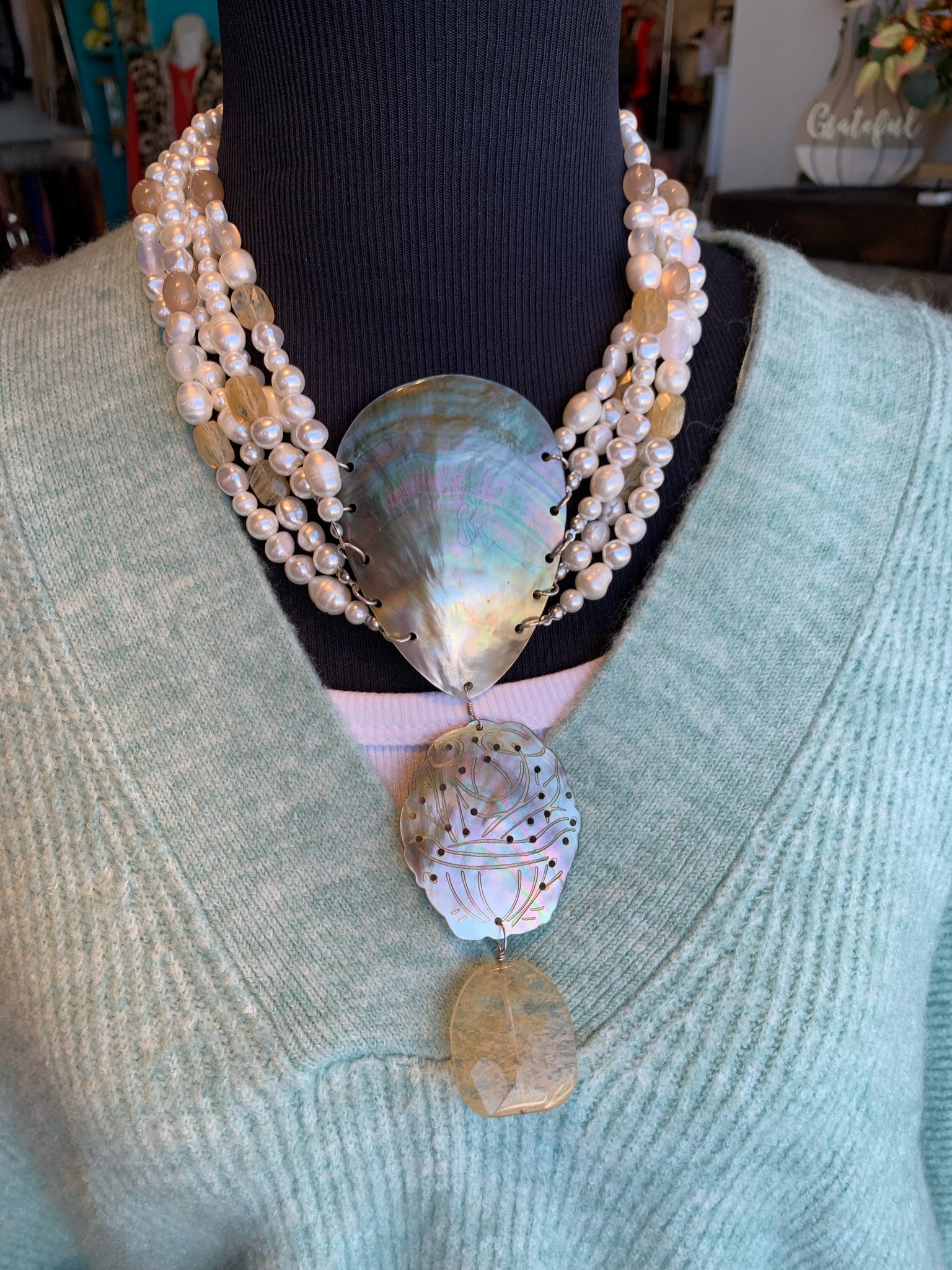 Chicos White Necklace
