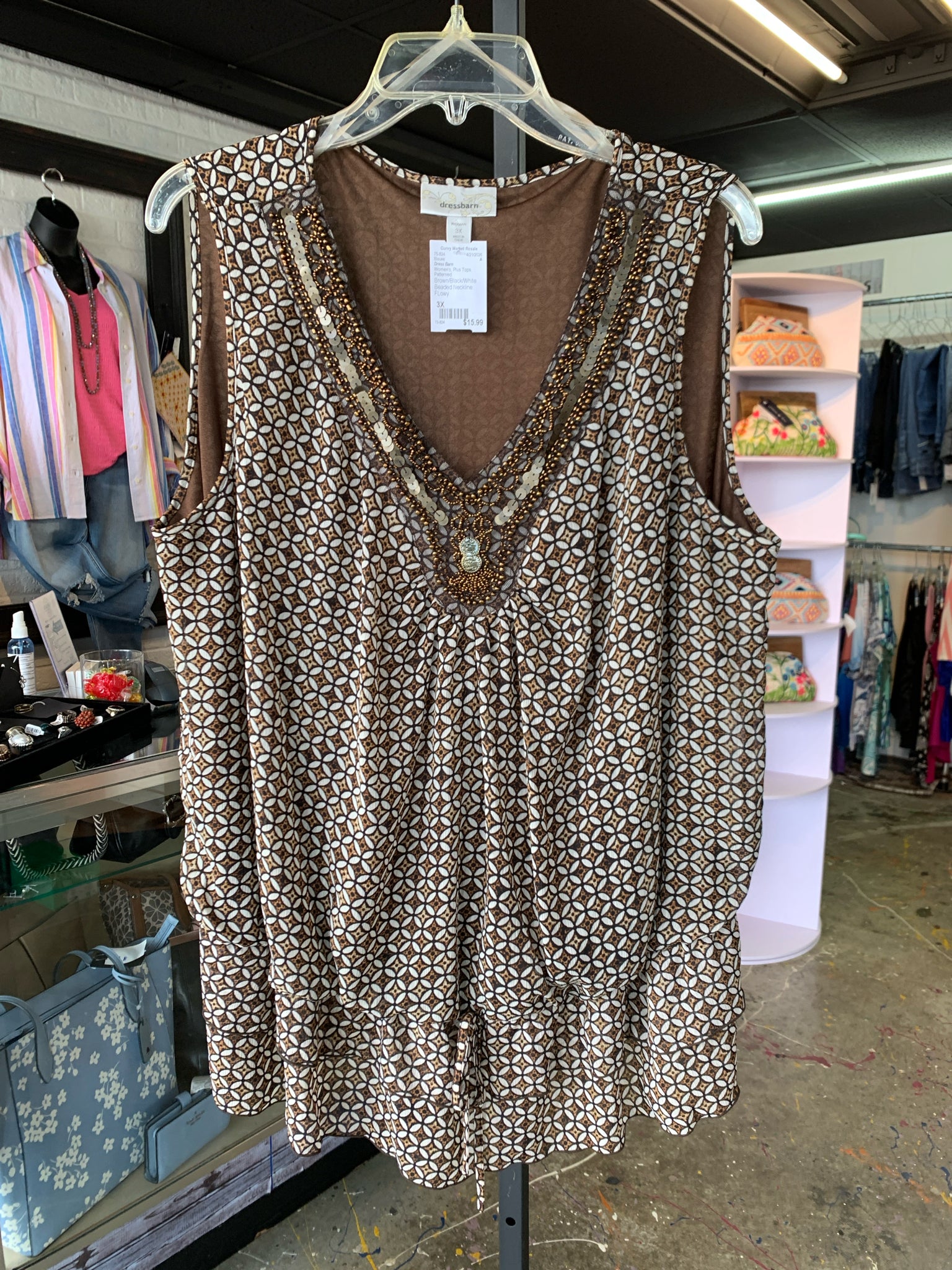Dress Barn Plus Tops Size 3X Blouse