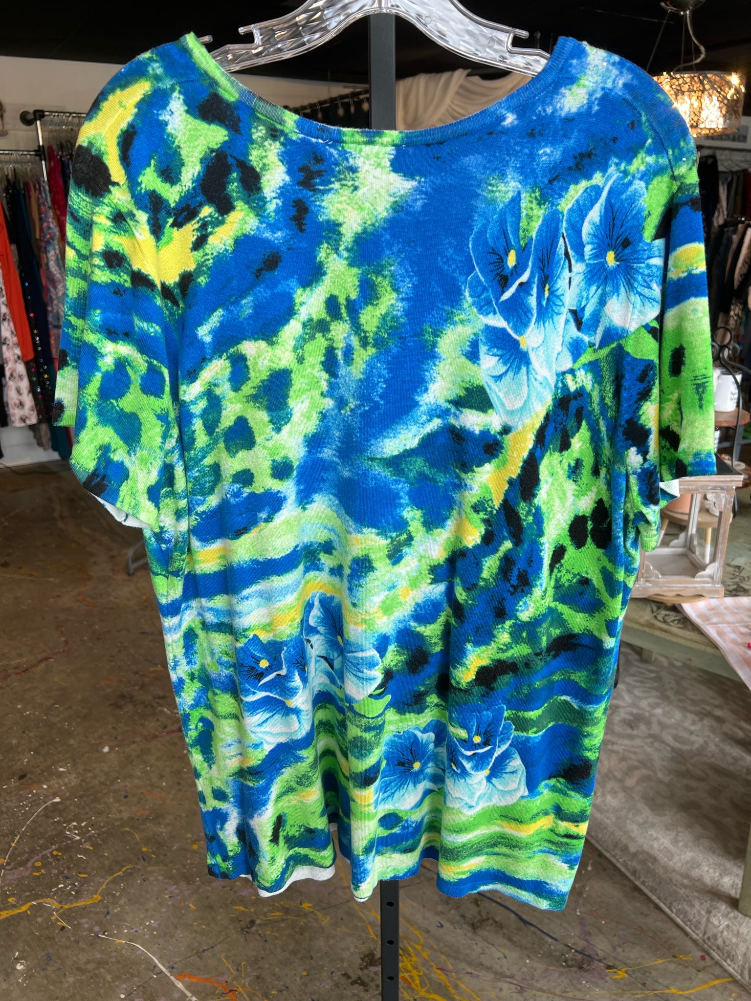 Quacker Factory Plus Tops Size 1X Shirt