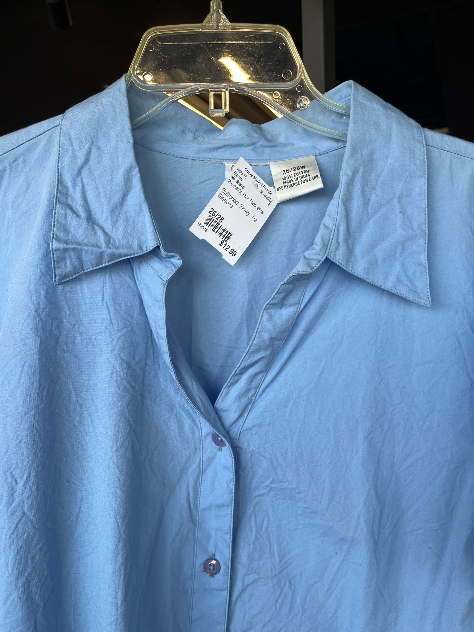 No Brand Plus Tops Size 26/28 Blouse