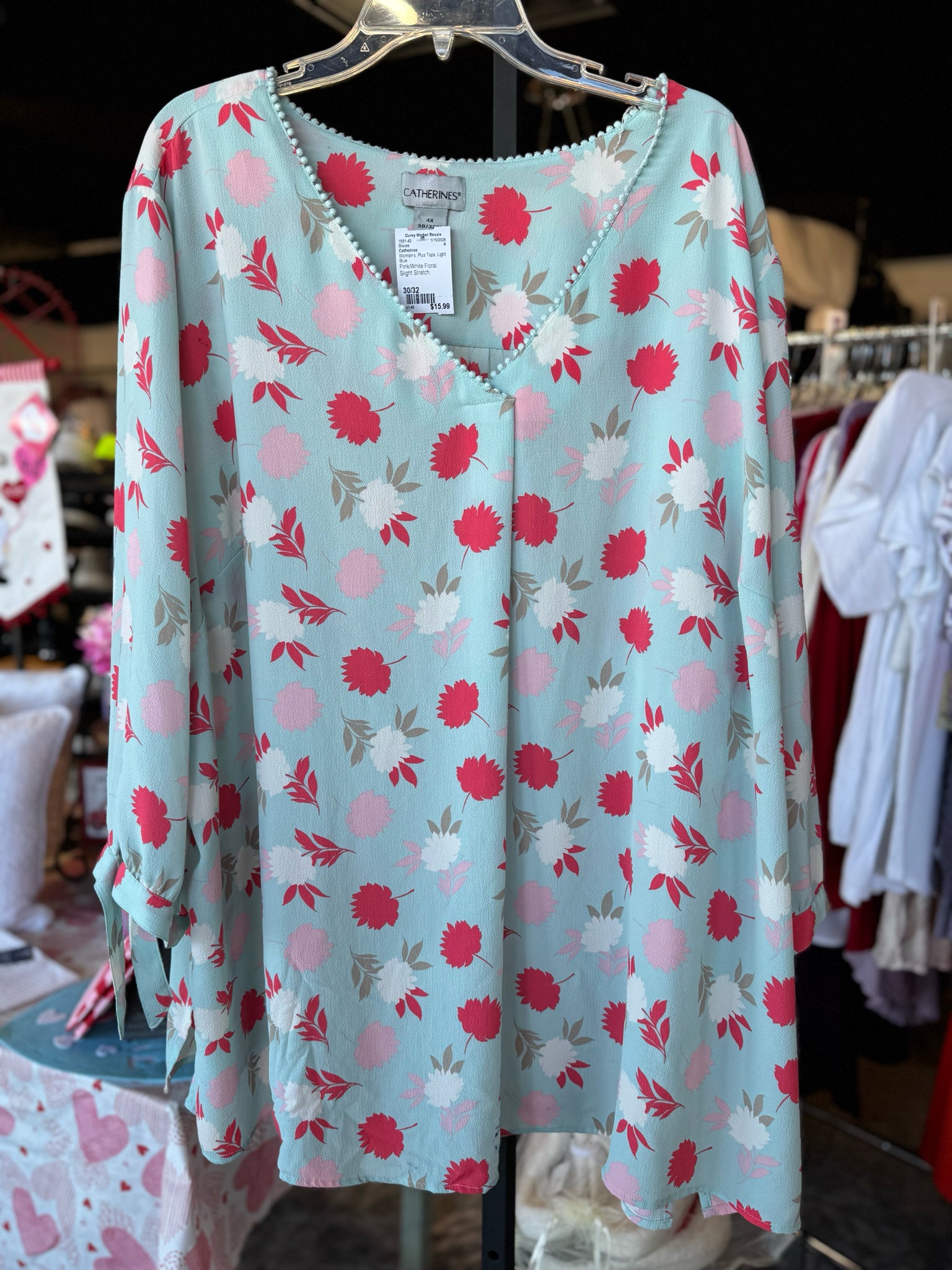 Catherines Plus Tops Size 30/32 Blouse