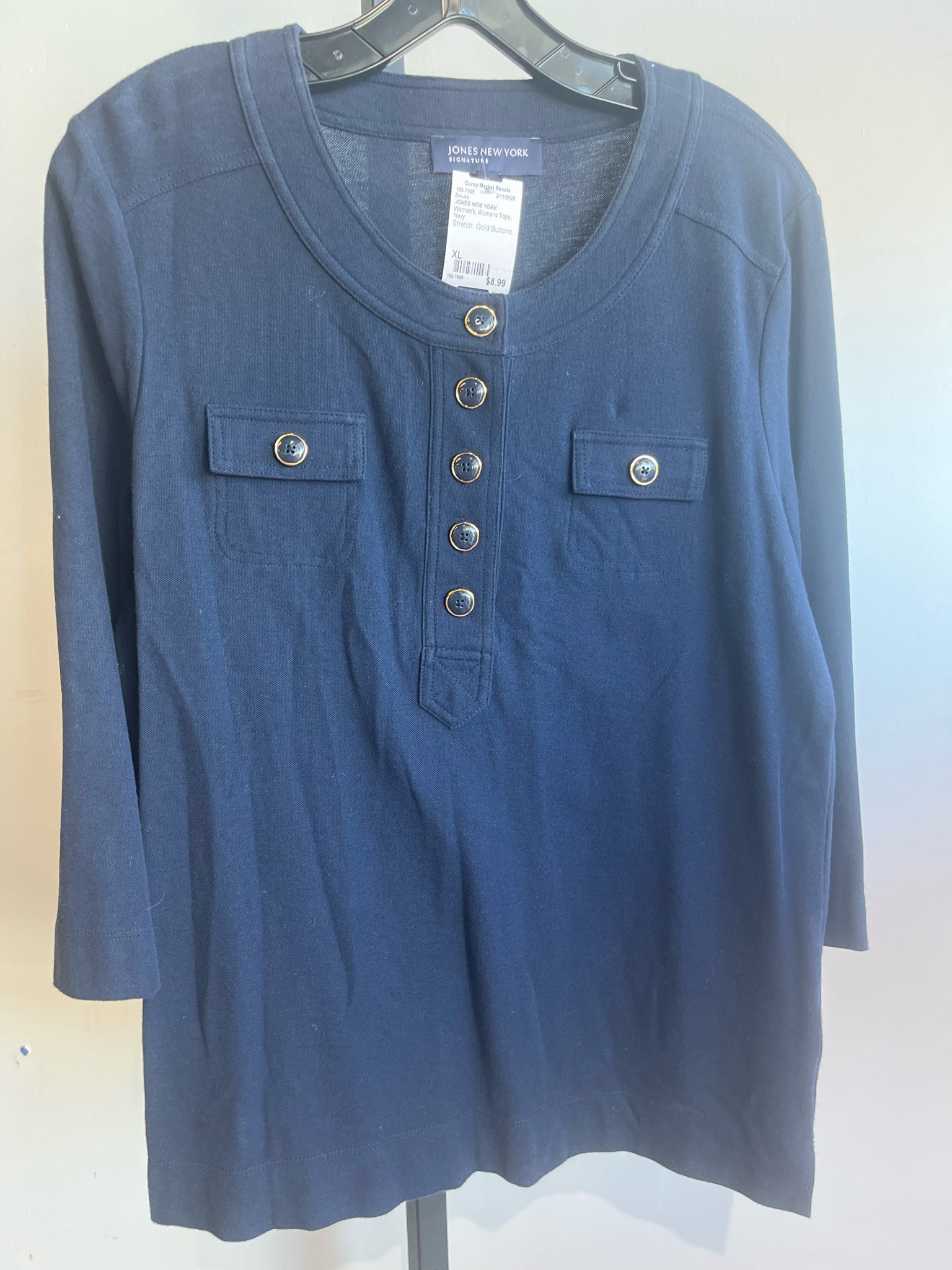 JONES NEW YORK Womens Tops Size XL Blouse