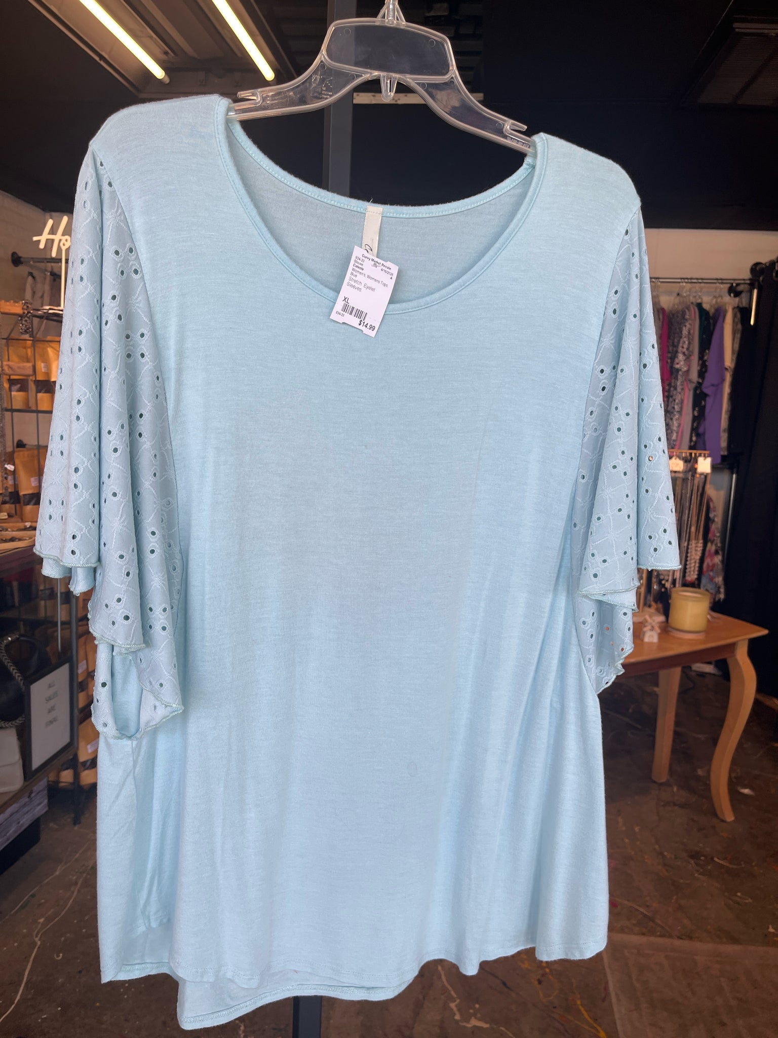 Celeste Womens Tops Size XL Blouse