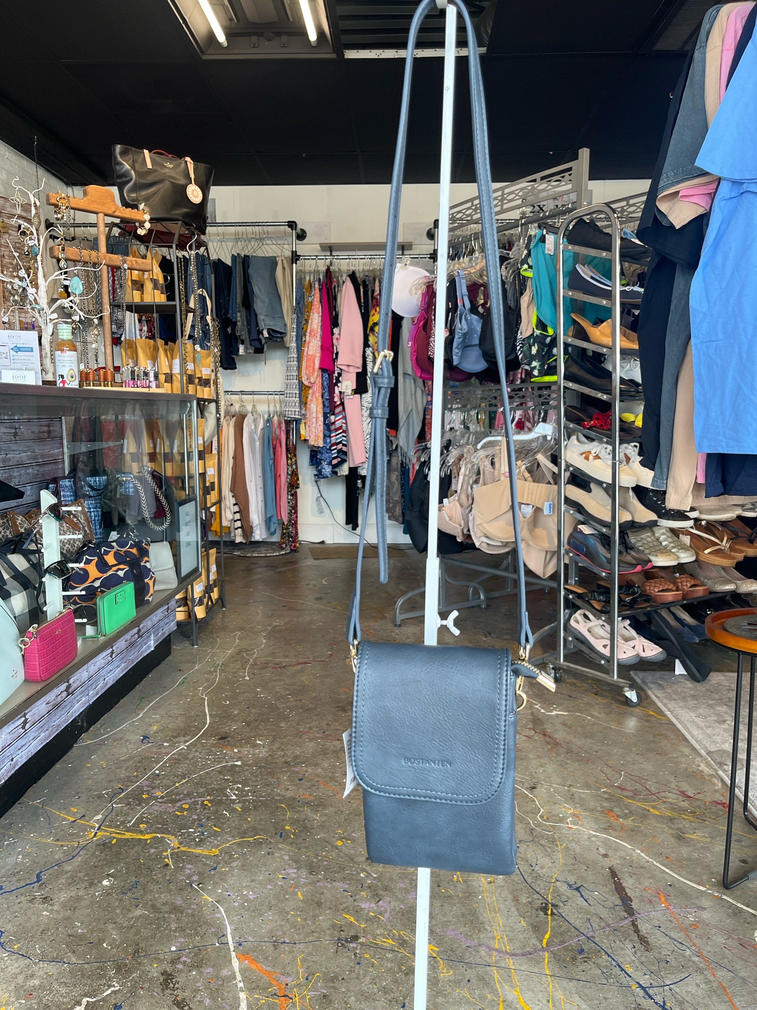 Bostanten Navy Purse
