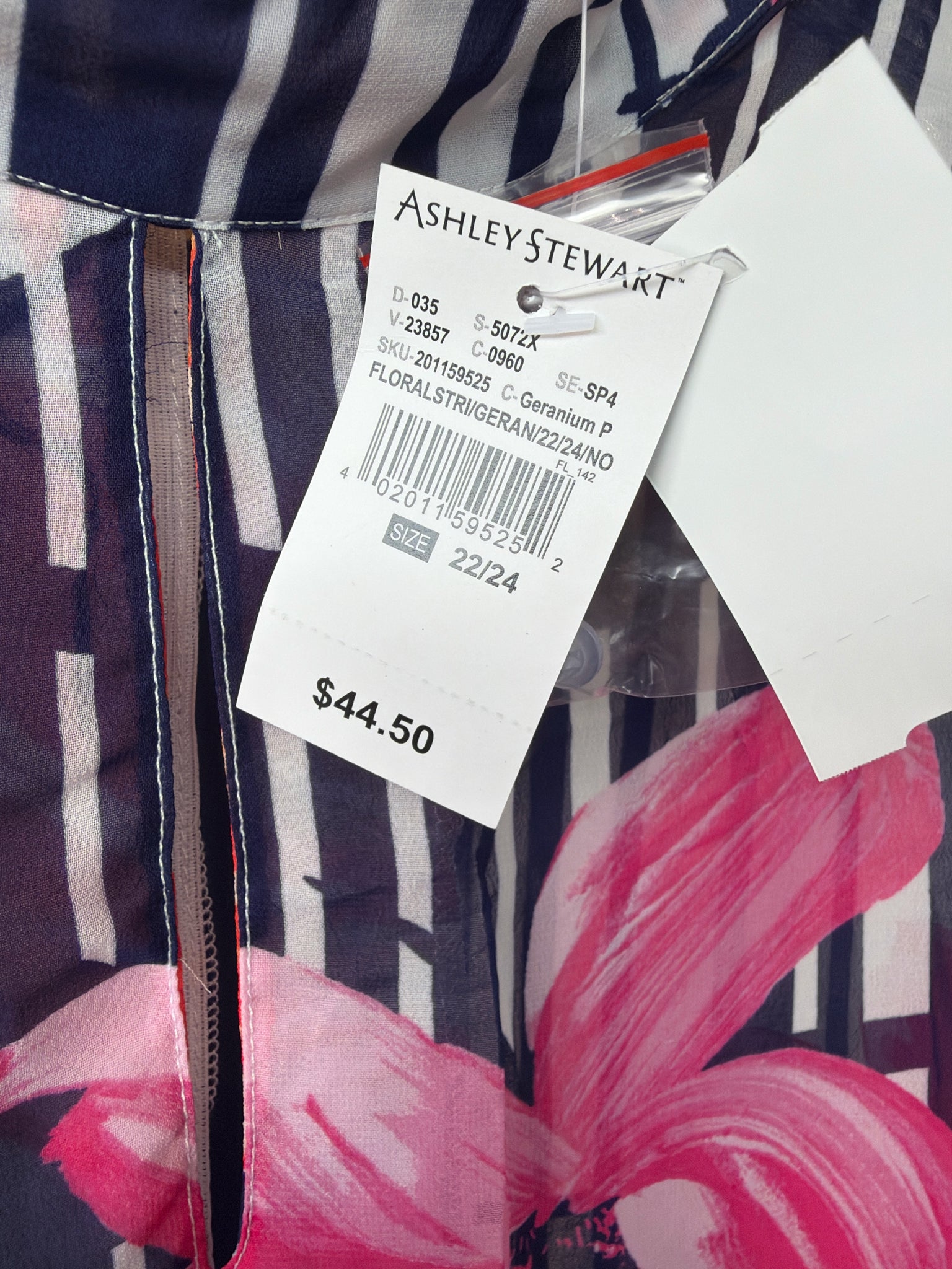 Ashley Stewart Plus Tops Size 22/24 Blouse