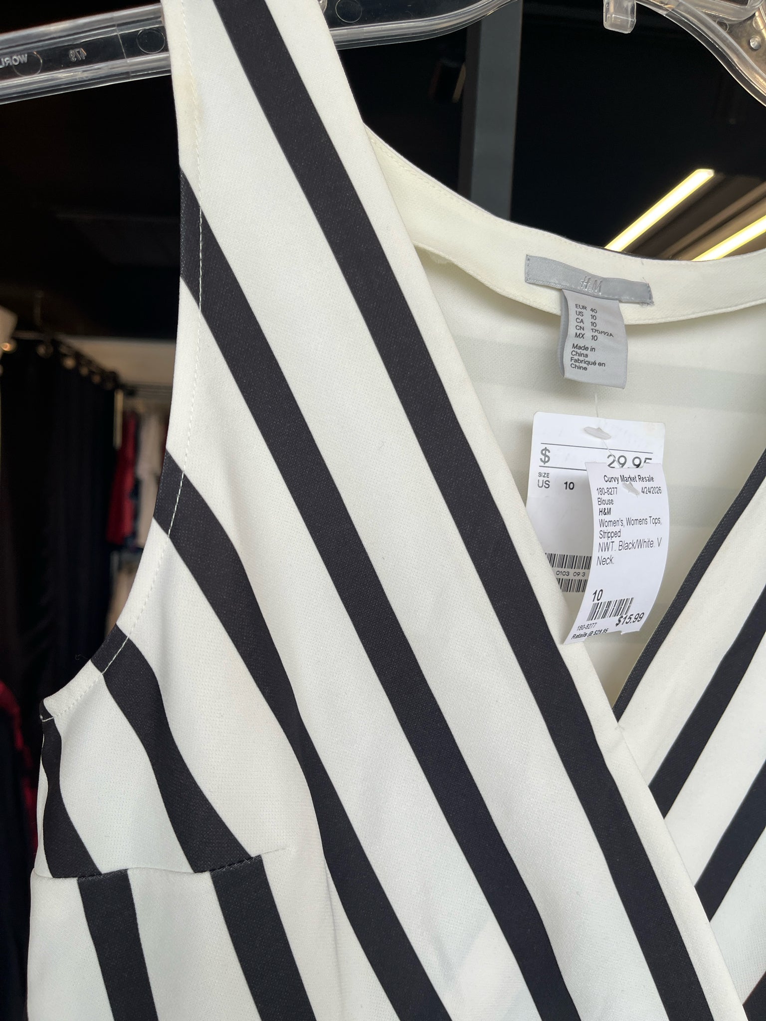 H&M Womens Tops Size 10 Blouse