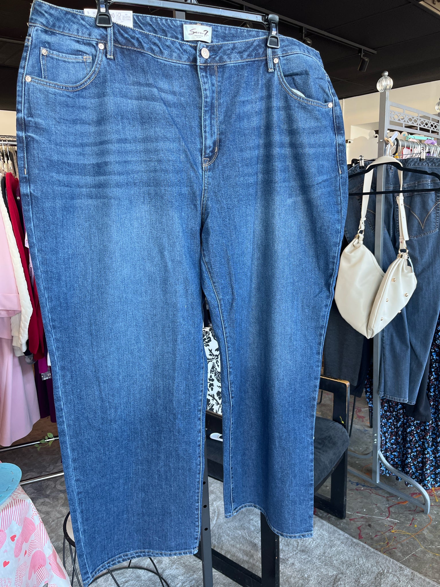 Seven7 Plus Bottoms Size 24W Jeans
