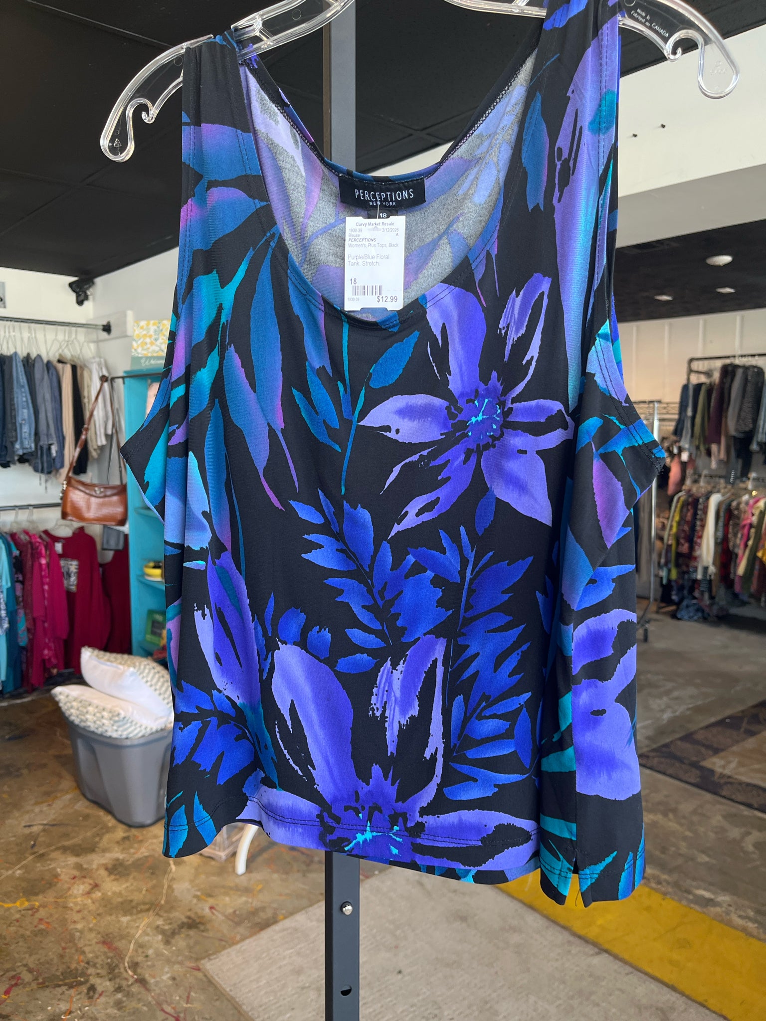 PERCEPTIONS Plus Tops Size 18 Blouse